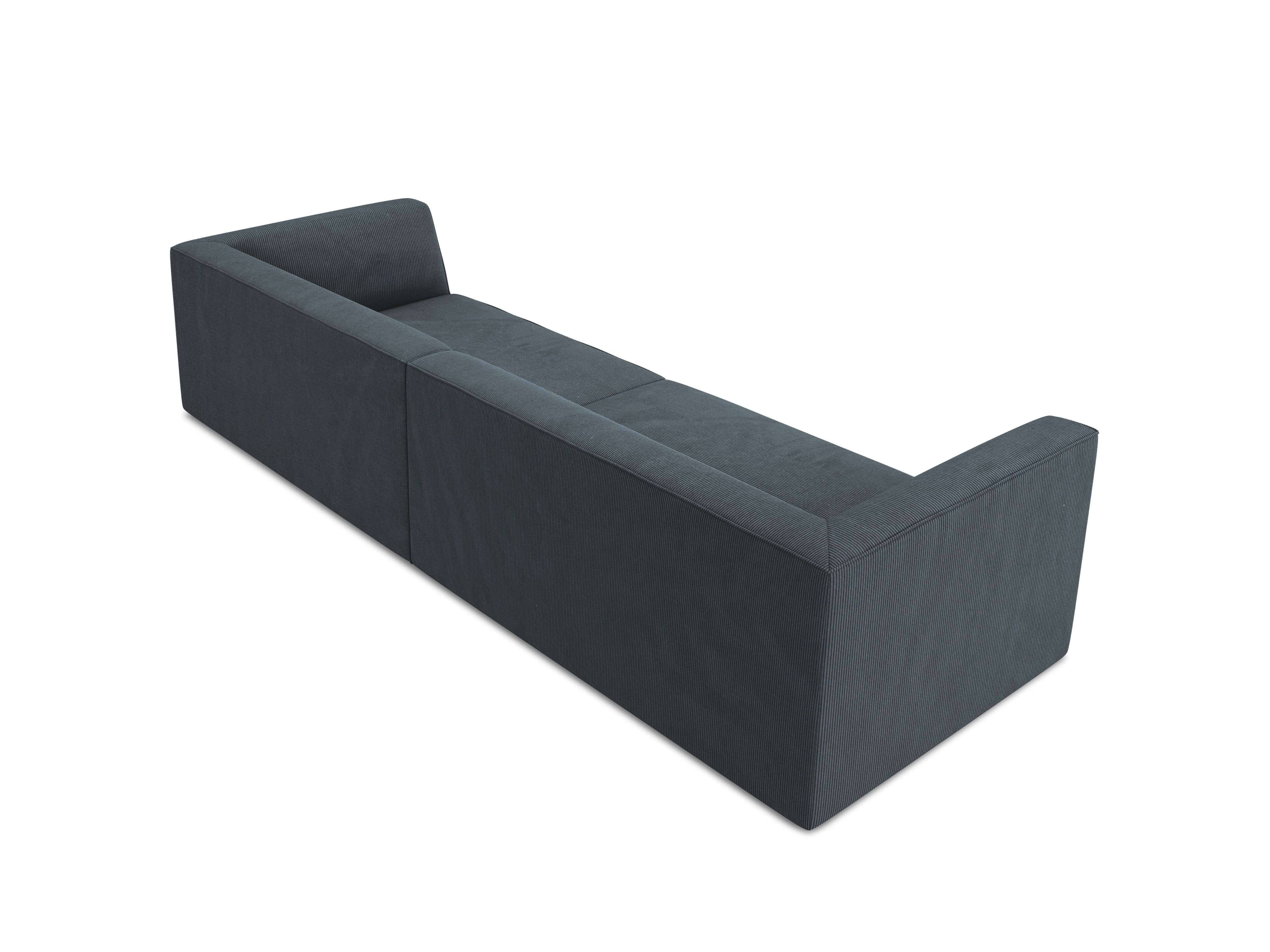 Sofa Ruby, 4 sjedala, 302x93cm, Materijal: Rebrasta tkanina