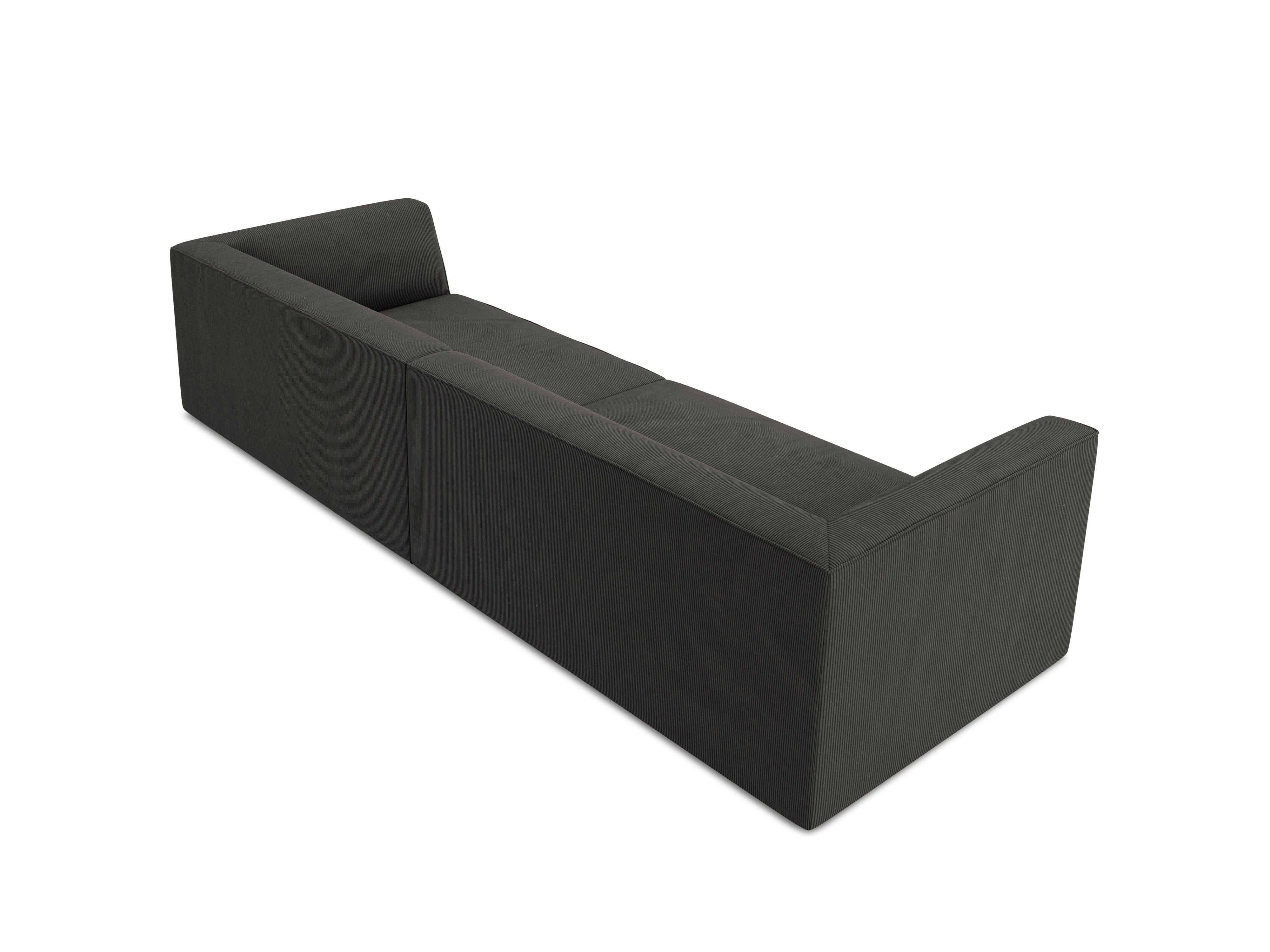 Sofa Ruby, 4 sjedala, 302x93cm, Materijal: Rebrasta tkanina