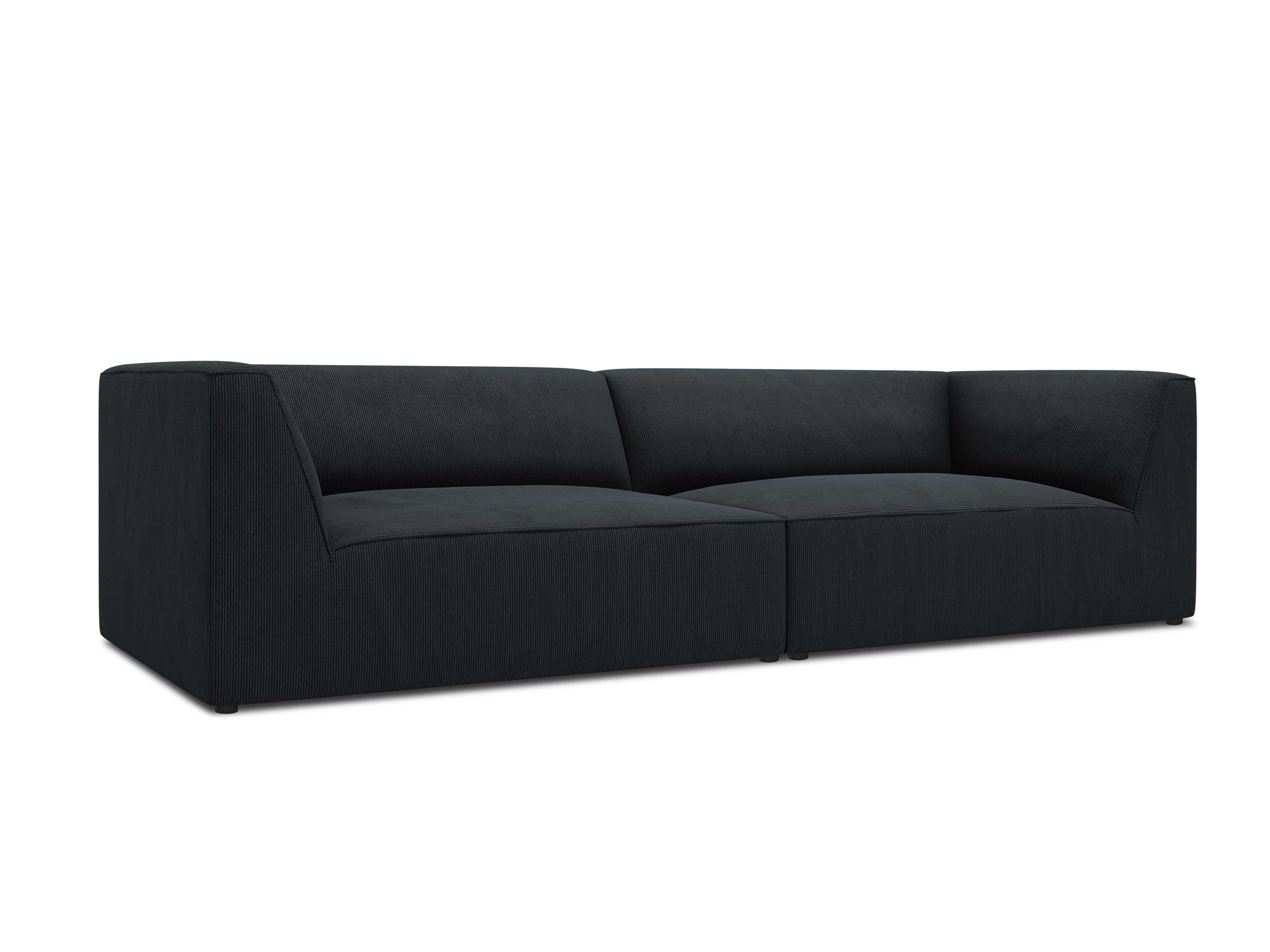 Sofa Ruby, 4 sjedala, 302x93cm, Materijal: Rebrasta tkanina