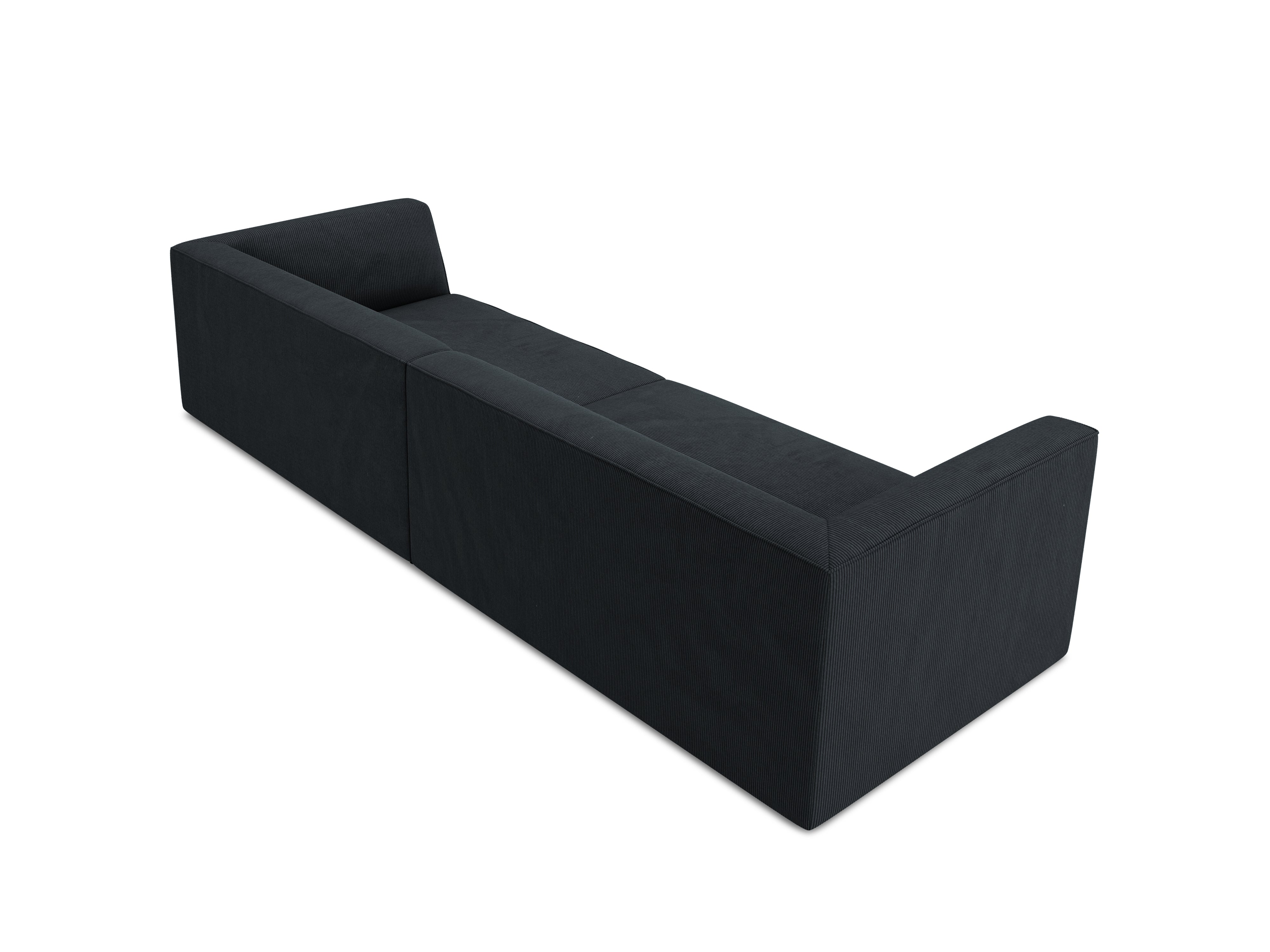 Sofa Ruby, 4 sjedala, 302x93cm, Materijal: Rebrasta tkanina