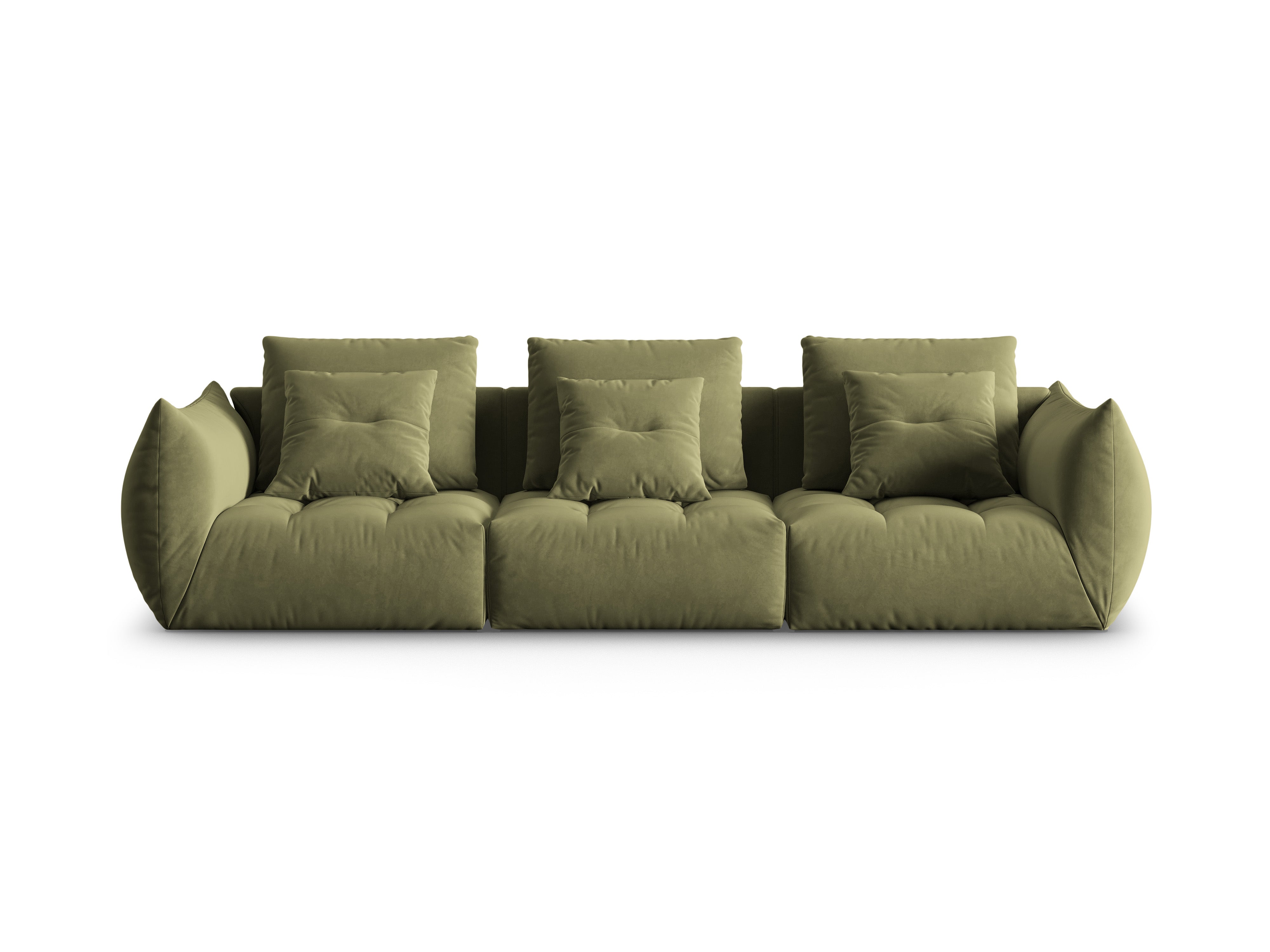 Bloom sofa, 4 sjedala, 332x106 cm, Materijal: Baršun