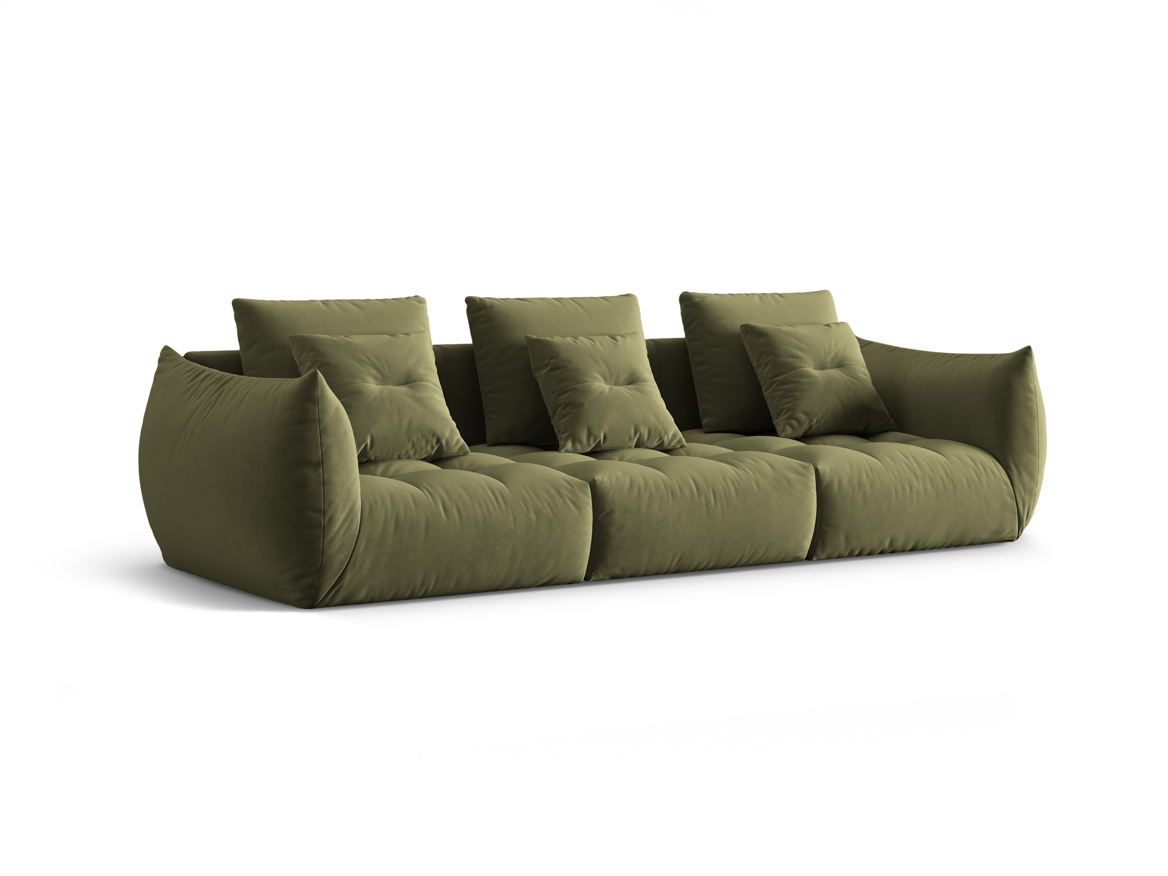 Bloom sofa, 4 sjedala, 332x106 cm, Materijal: Baršun