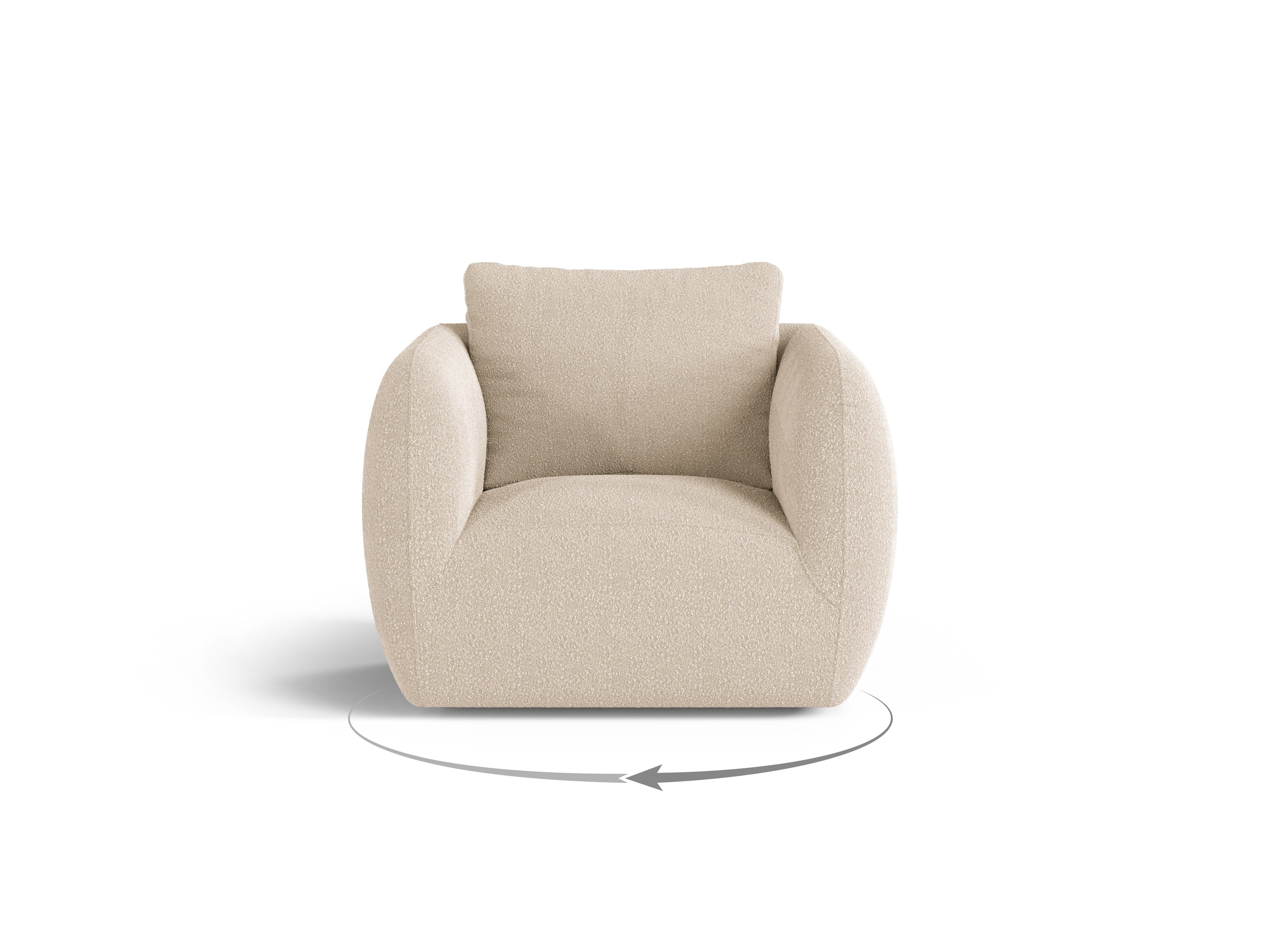 Fotelja Iga, 95.5x87cm, Materijal: Boucle