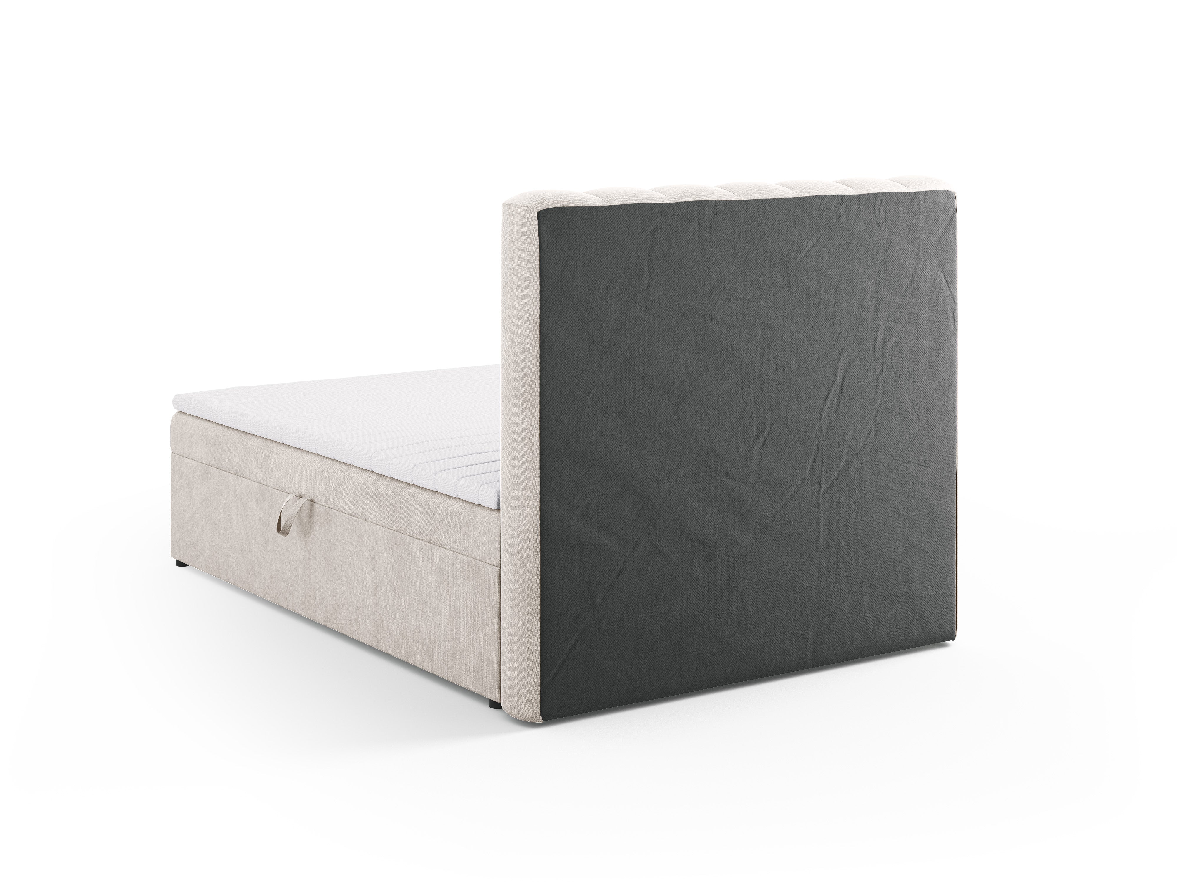 Box spring krevet Kelp, Materijal: Strukturirana tkanina