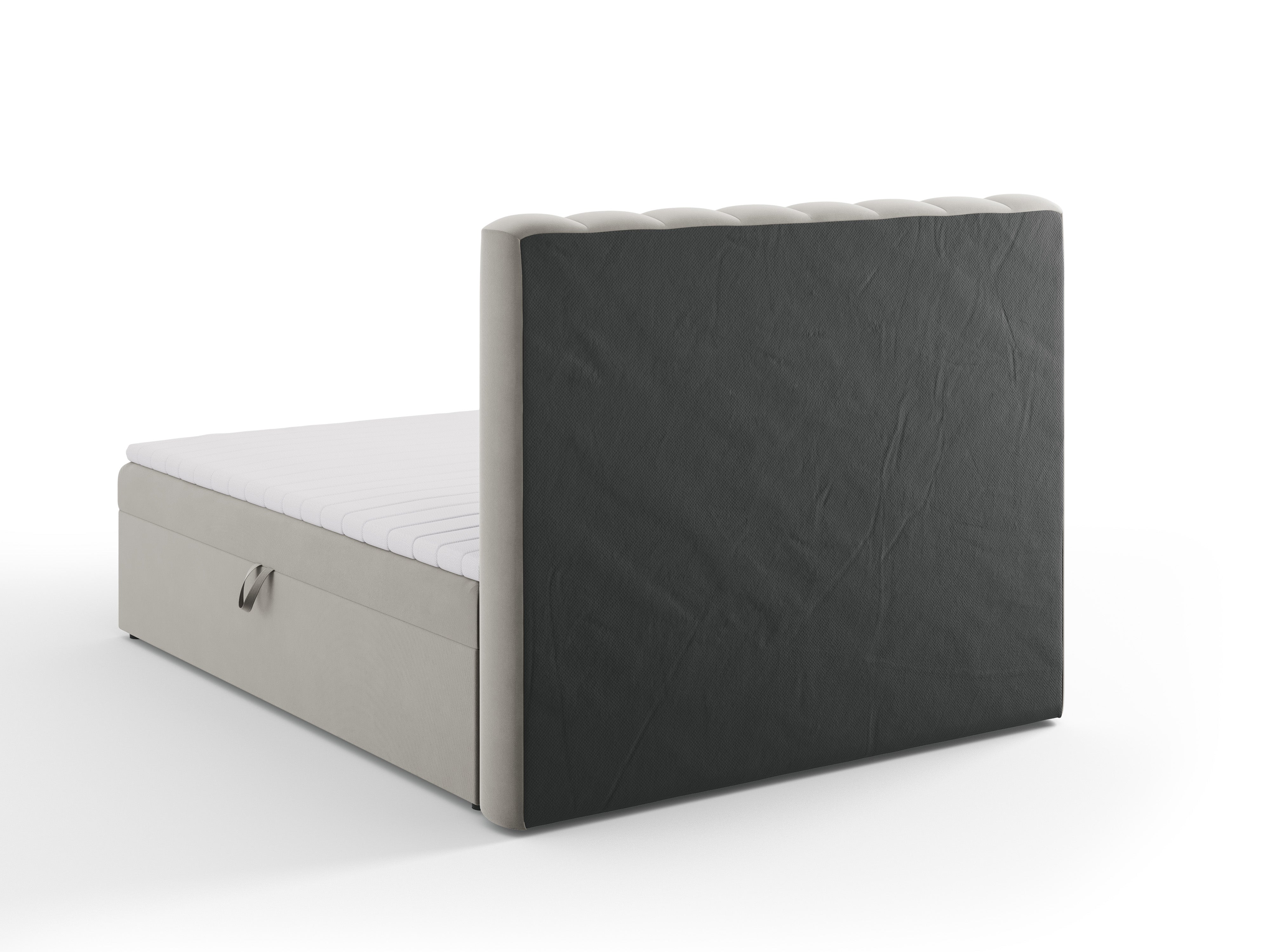 Box spring krevet Kelp, Materijal: Baršun