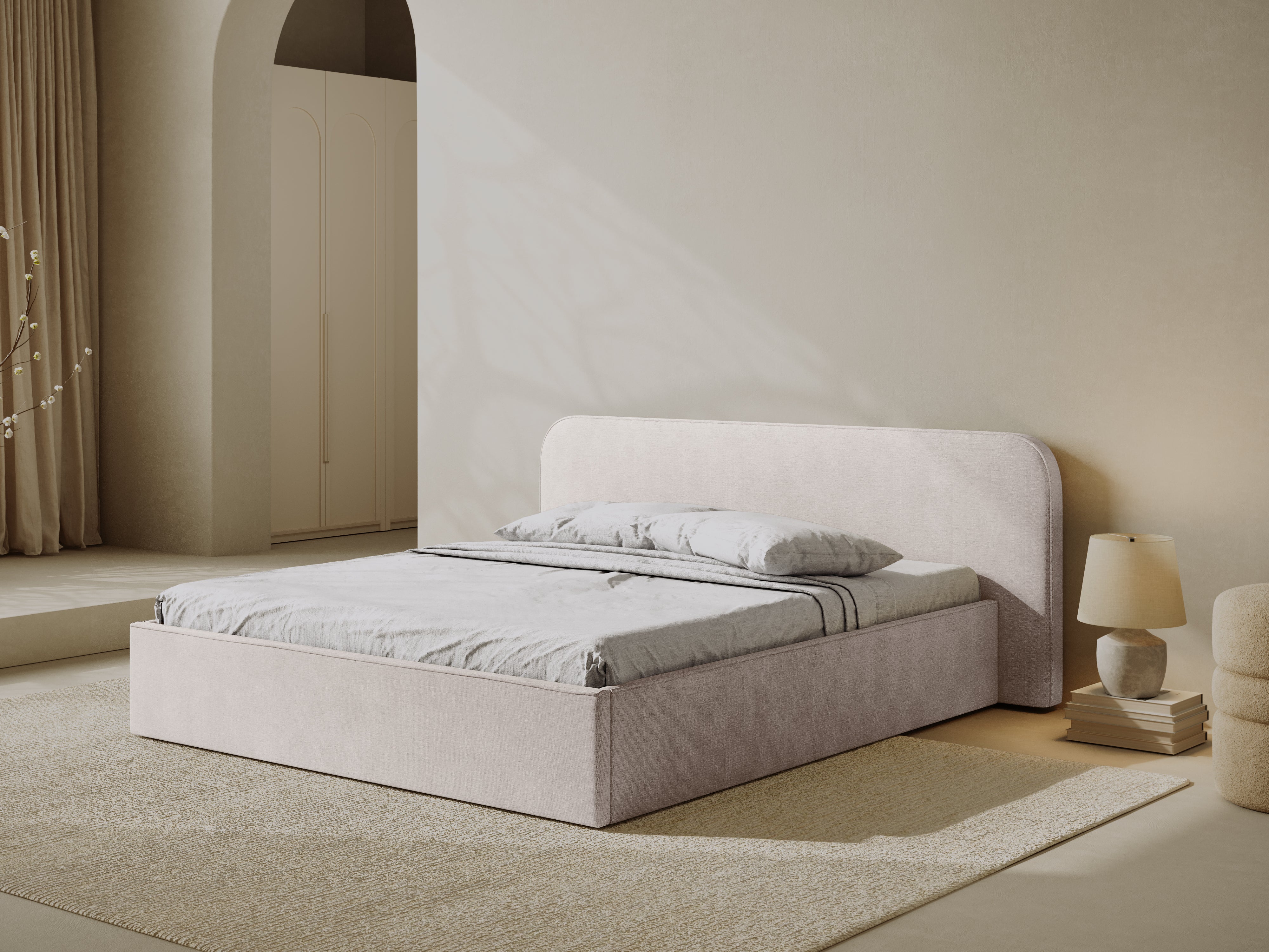 Krevet Elizabeth, Materijal: Strukturirana tkanina