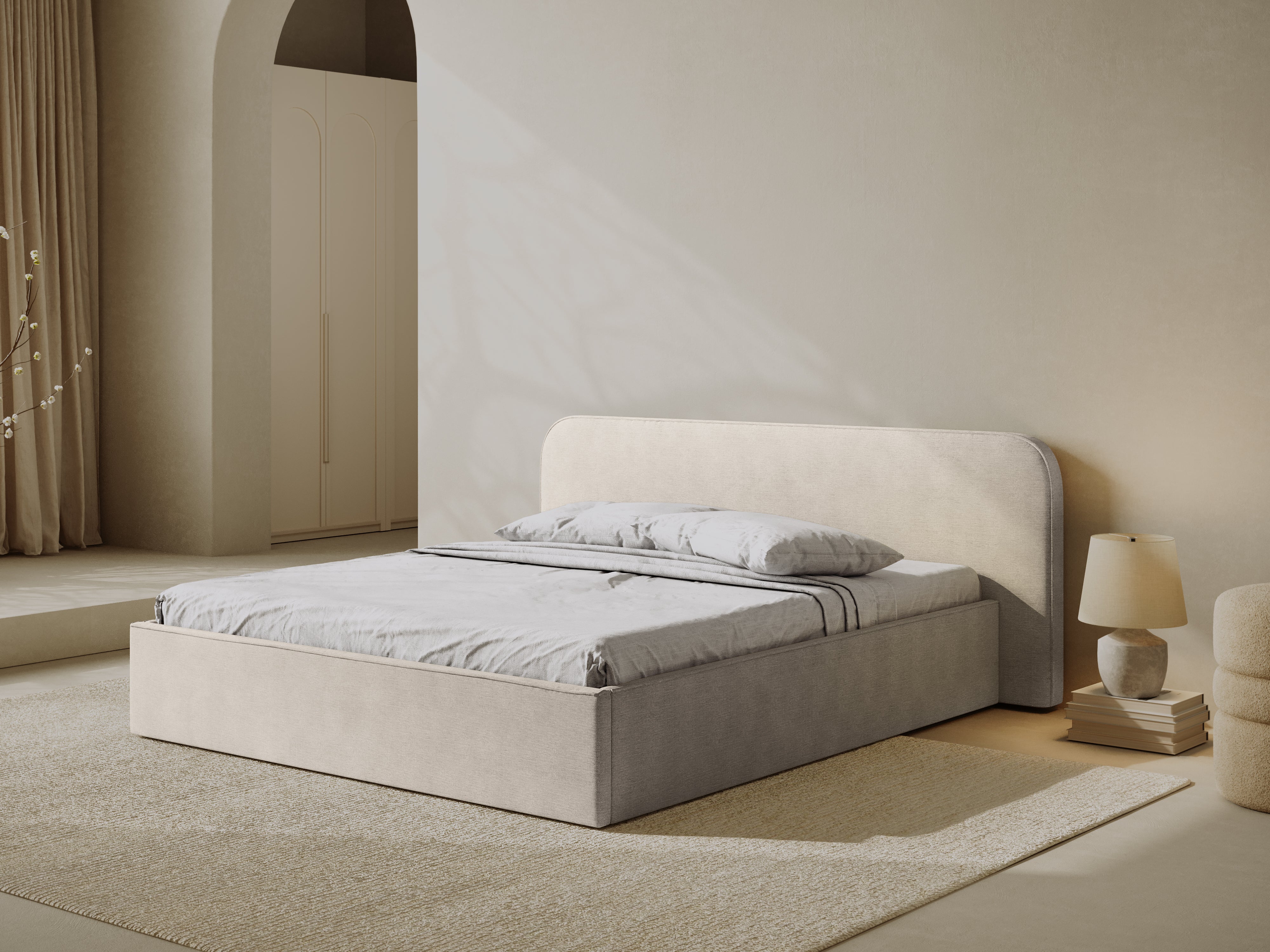 Krevet Elizabeth, Materijal: Strukturirana tkanina