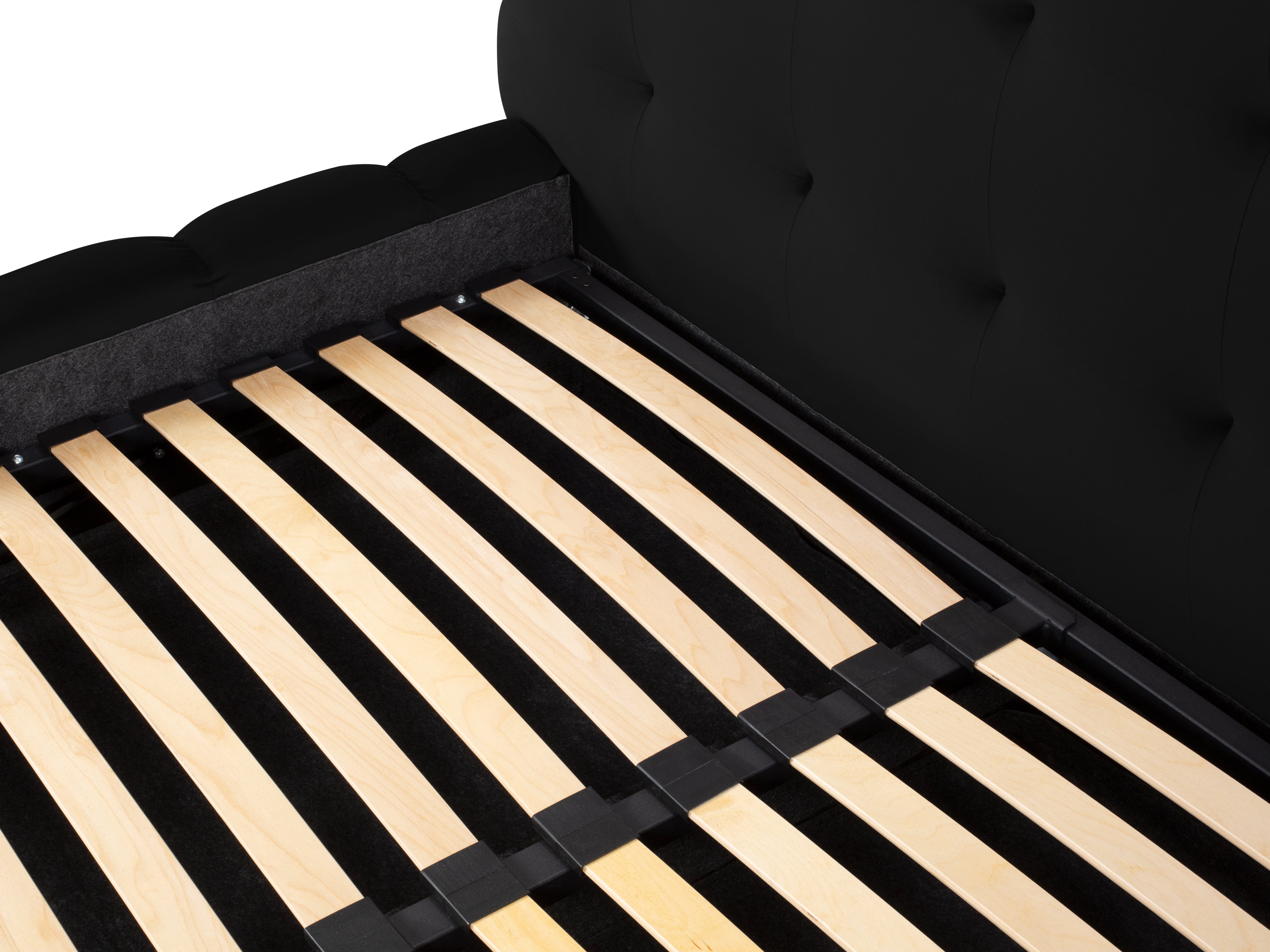 Mamaia okvir kreveta s uzglavljem i sandukom za odlaganje, Materijal: Baršun