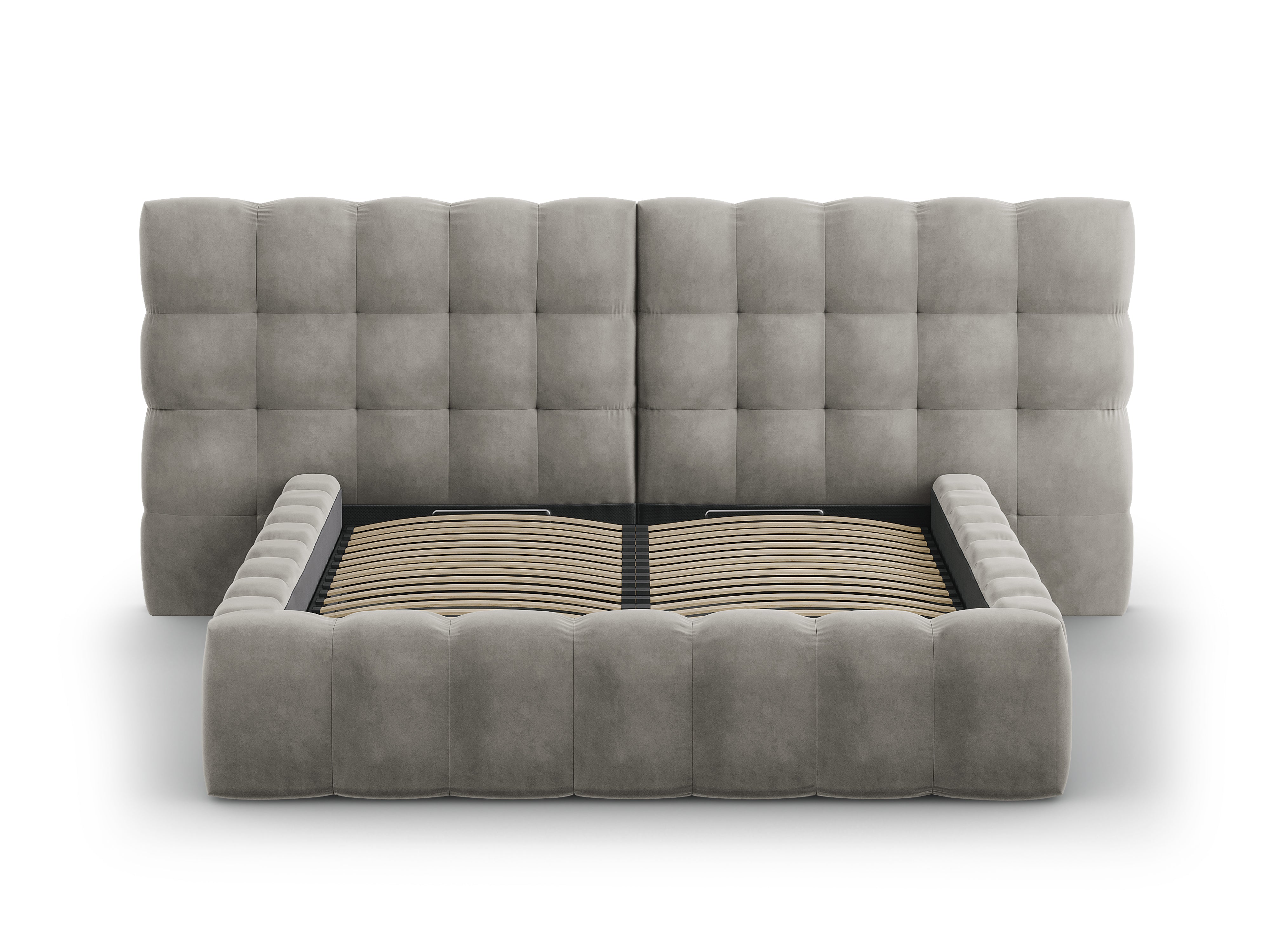 Mamaia okvir kreveta s duplim uzglavljem i spremnikom za odlaganje