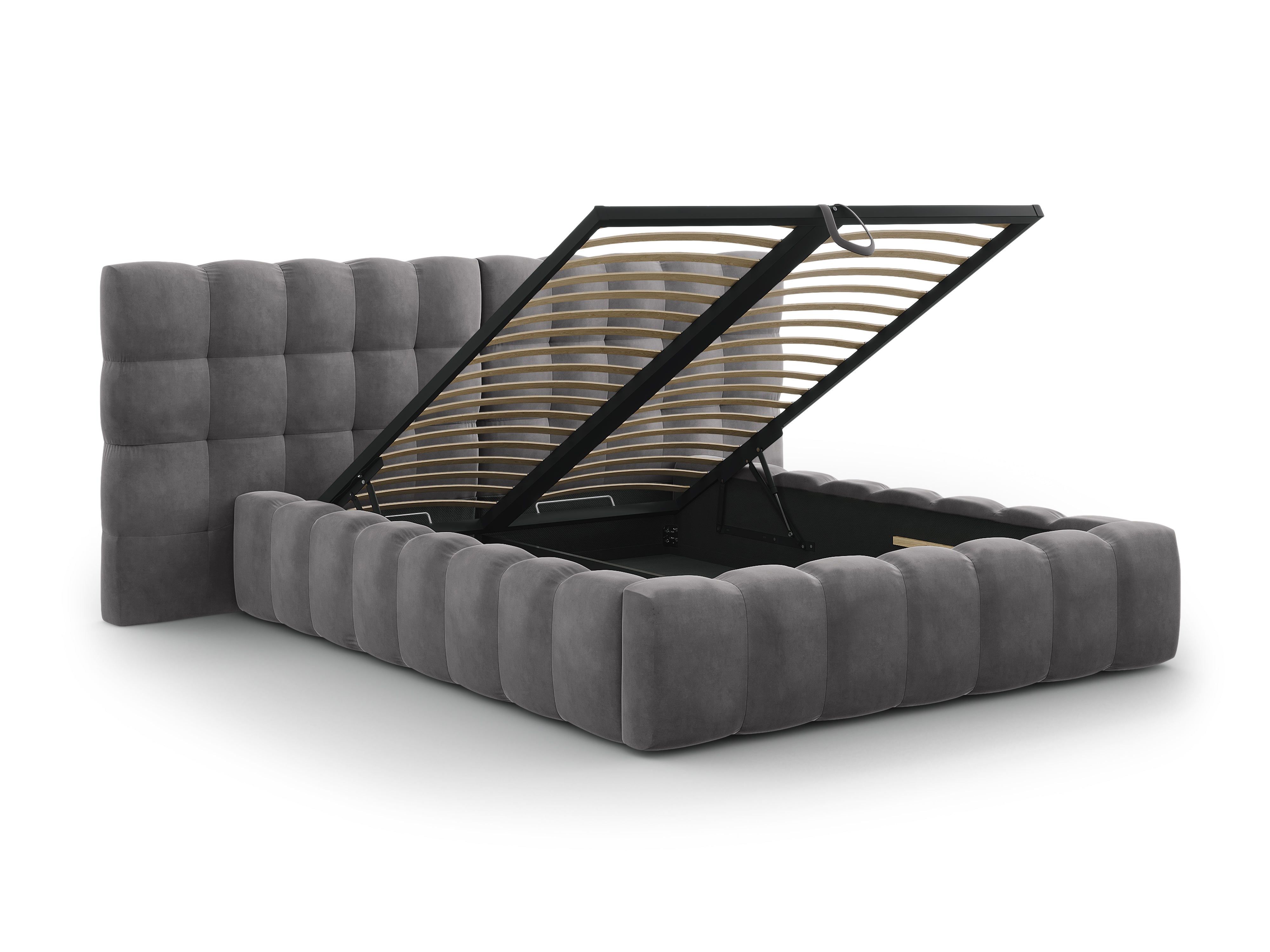 Mamaia okvir kreveta s duplim uzglavljem i spremnikom za odlaganje