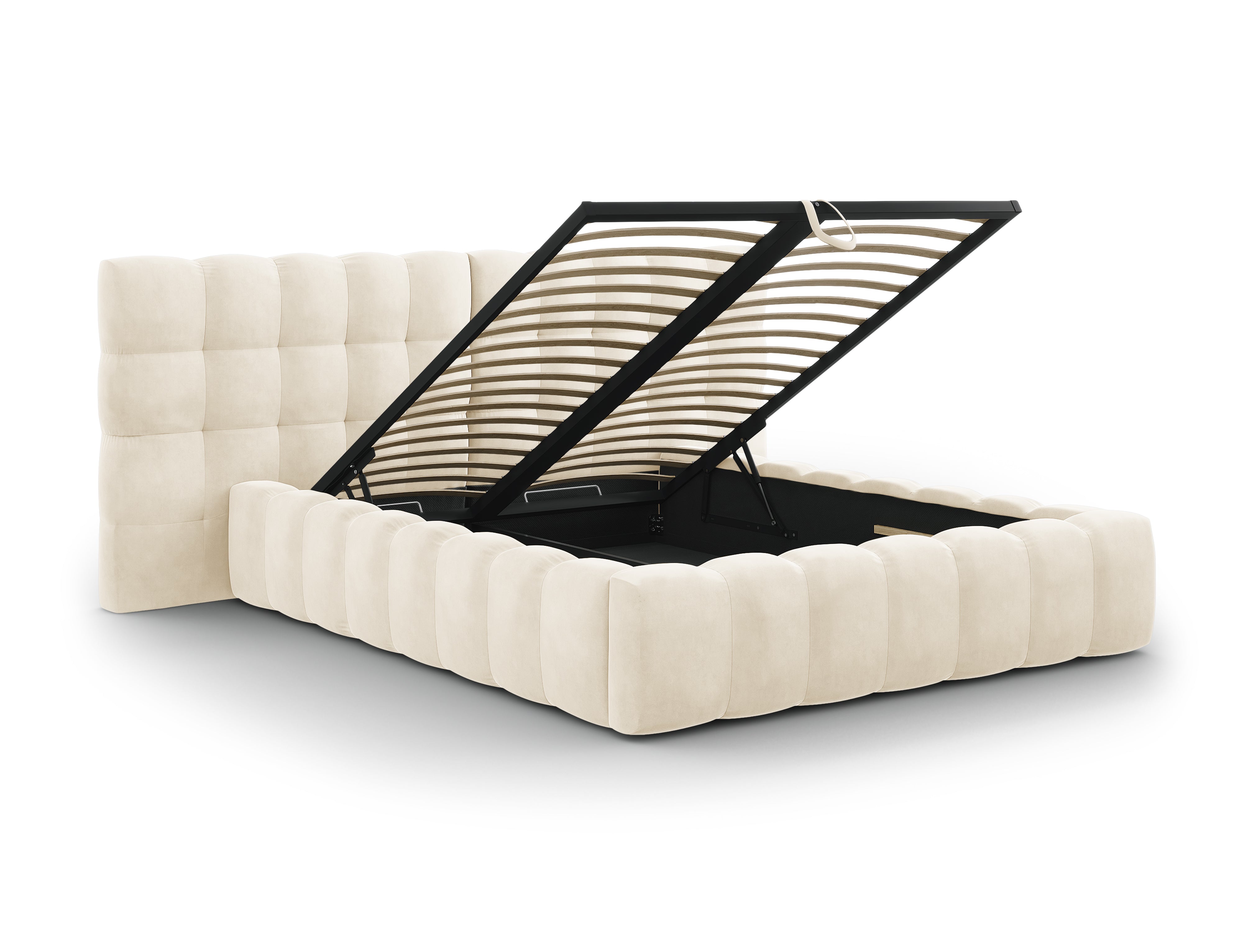 Mamaia okvir kreveta s duplim uzglavljem i spremnikom za odlaganje