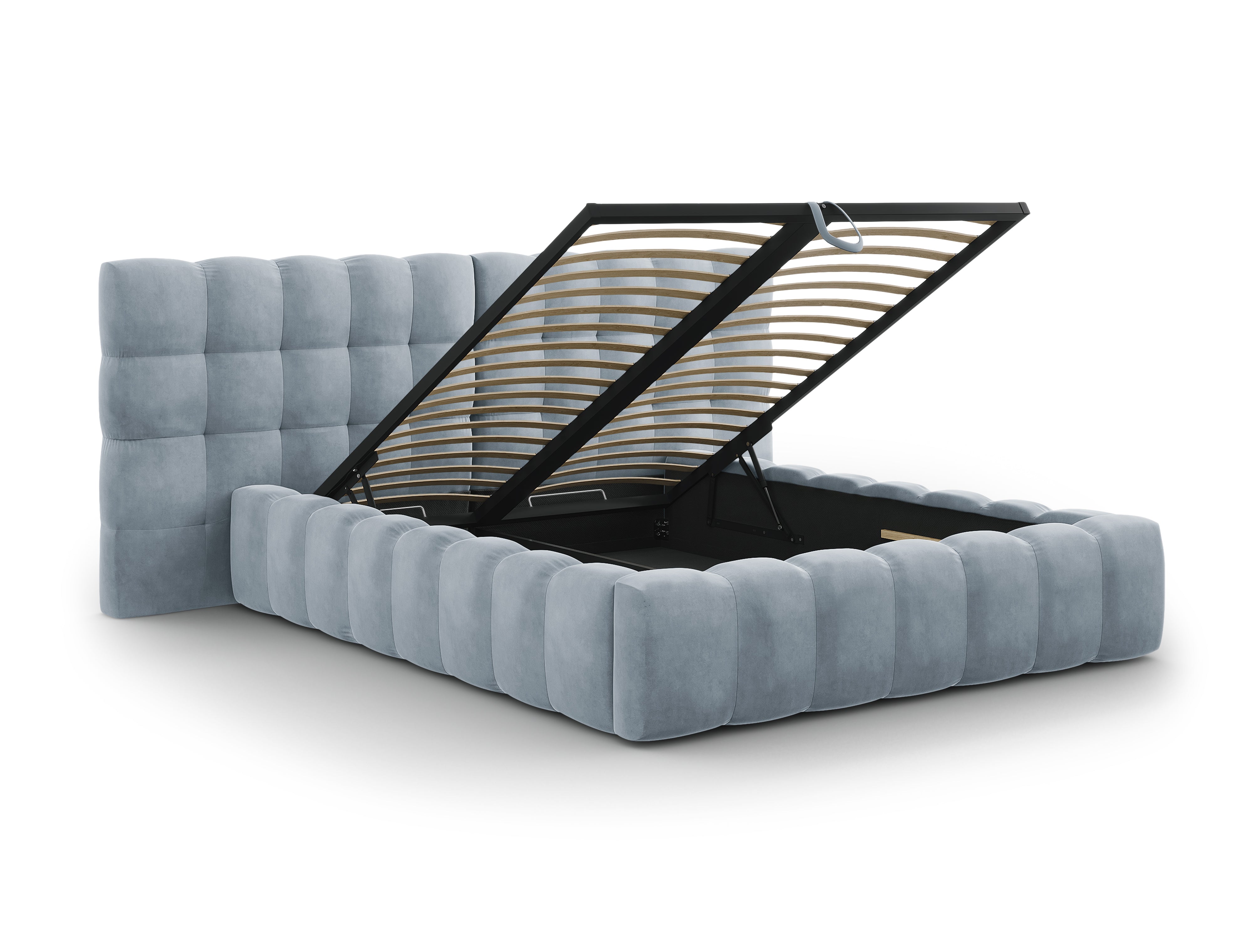 Mamaia okvir kreveta s duplim uzglavljem i spremnikom za odlaganje