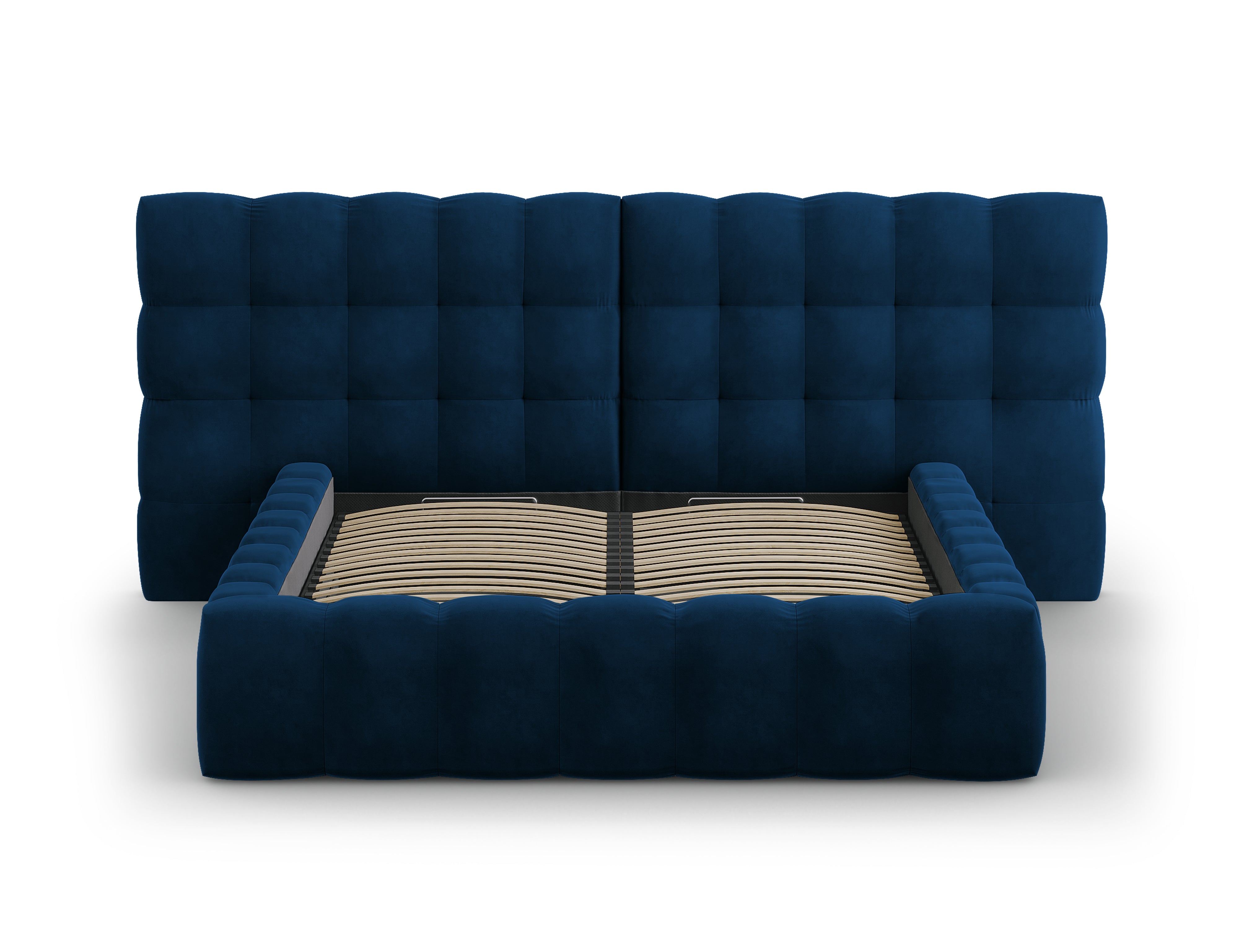 Mamaia okvir kreveta s duplim uzglavljem i spremnikom za odlaganje