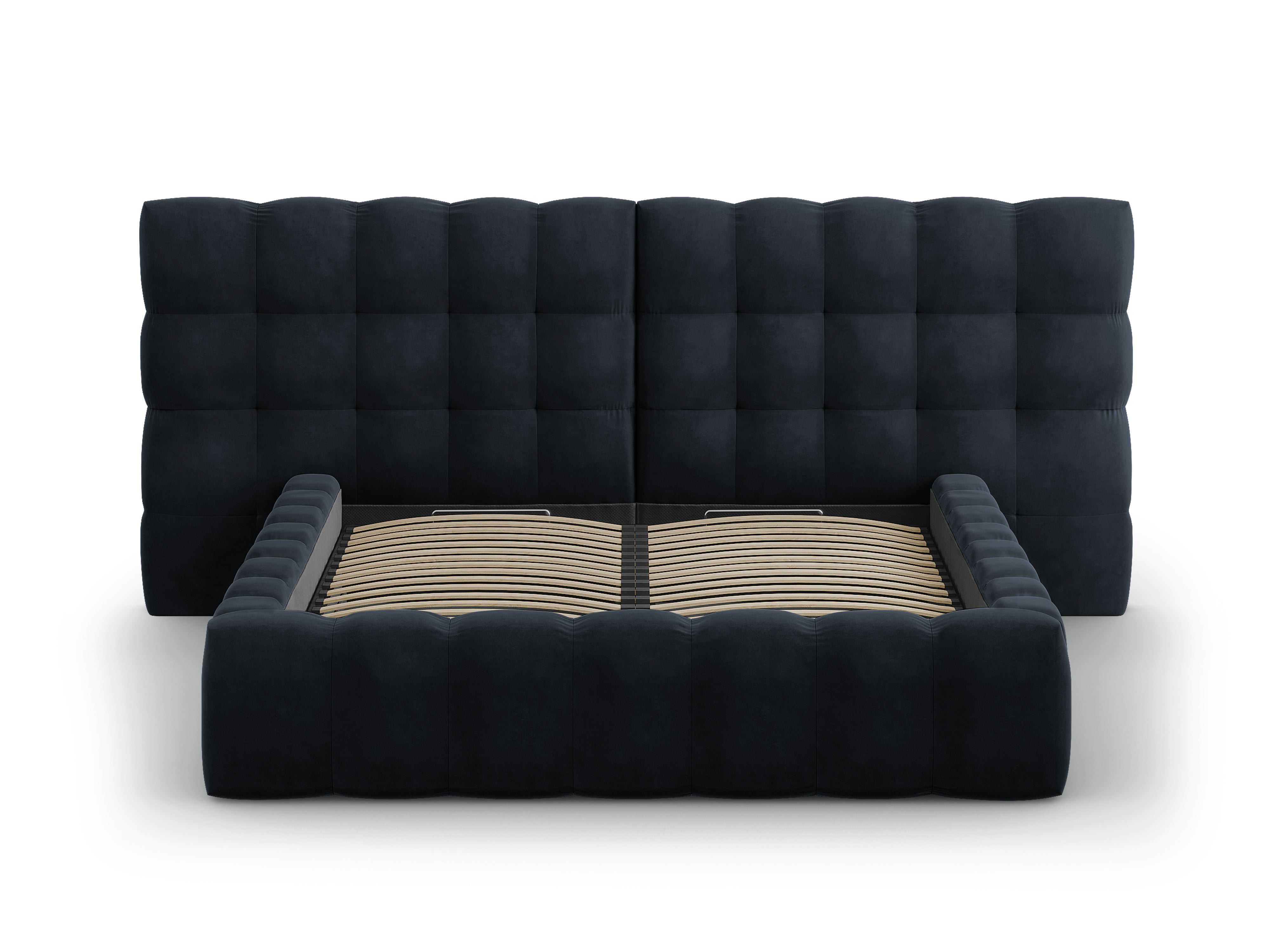 Mamaia okvir kreveta s duplim uzglavljem i spremnikom za odlaganje