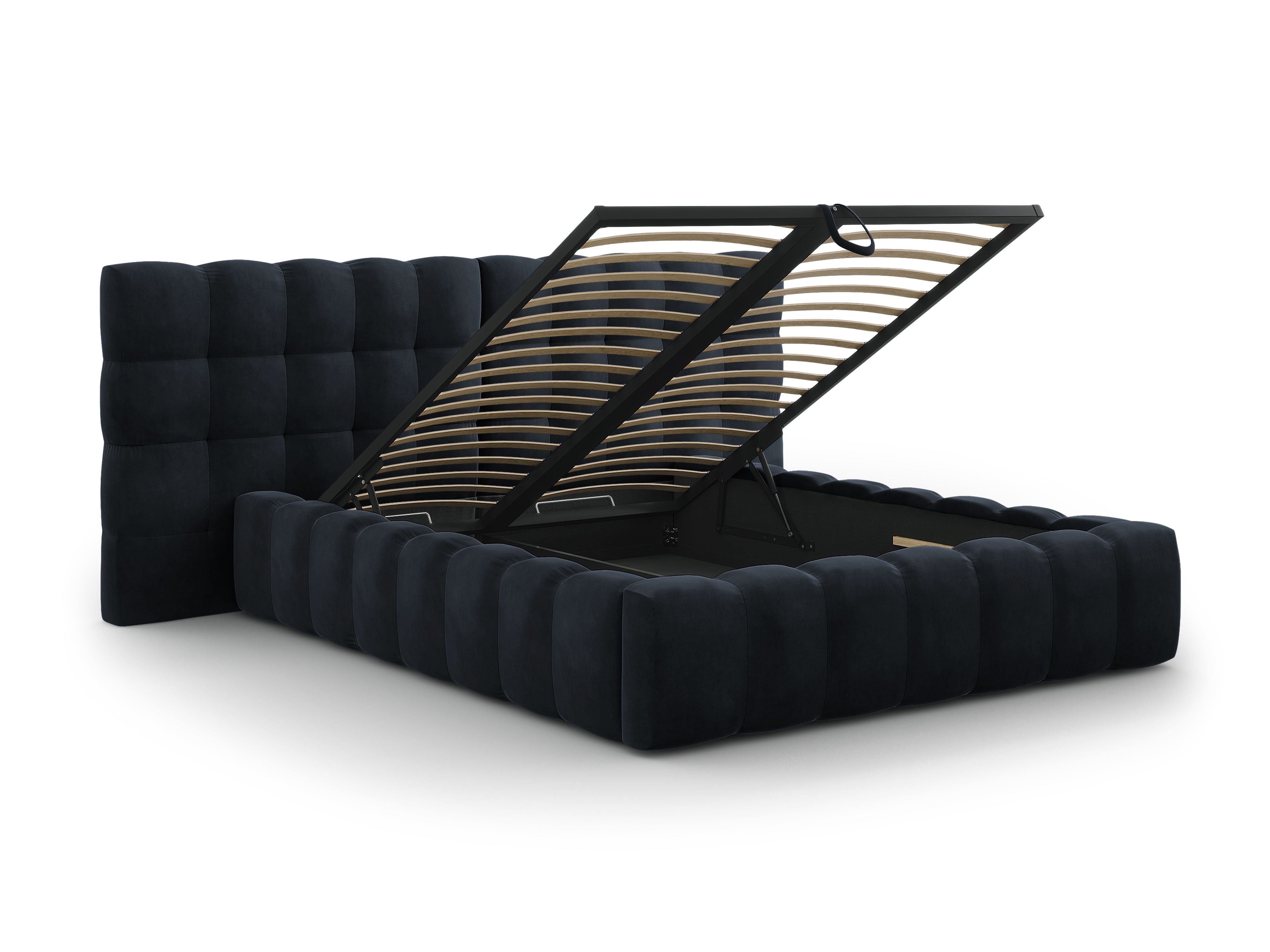 Mamaia okvir kreveta s duplim uzglavljem i spremnikom za odlaganje