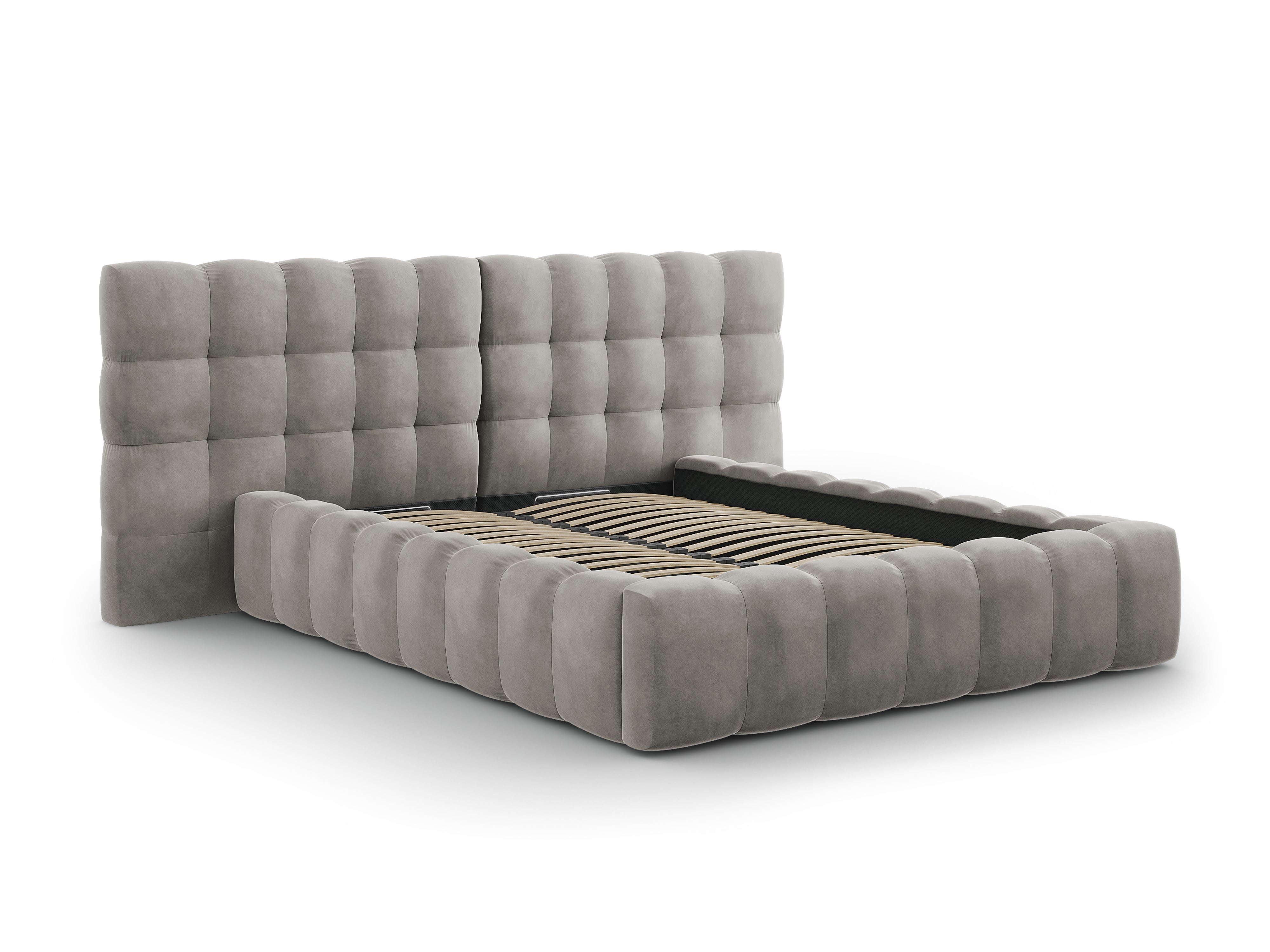 Mamaia okvir kreveta s duplim uzglavljem i spremnikom za odlaganje