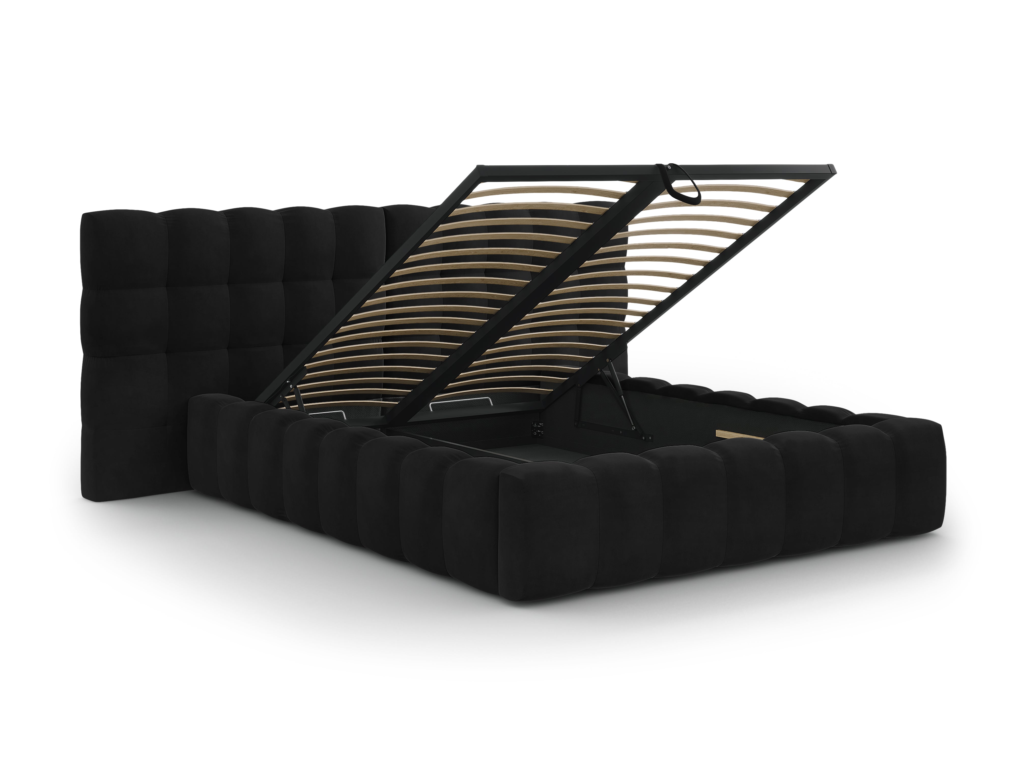 Mamaia okvir kreveta s duplim uzglavljem i spremnikom za odlaganje