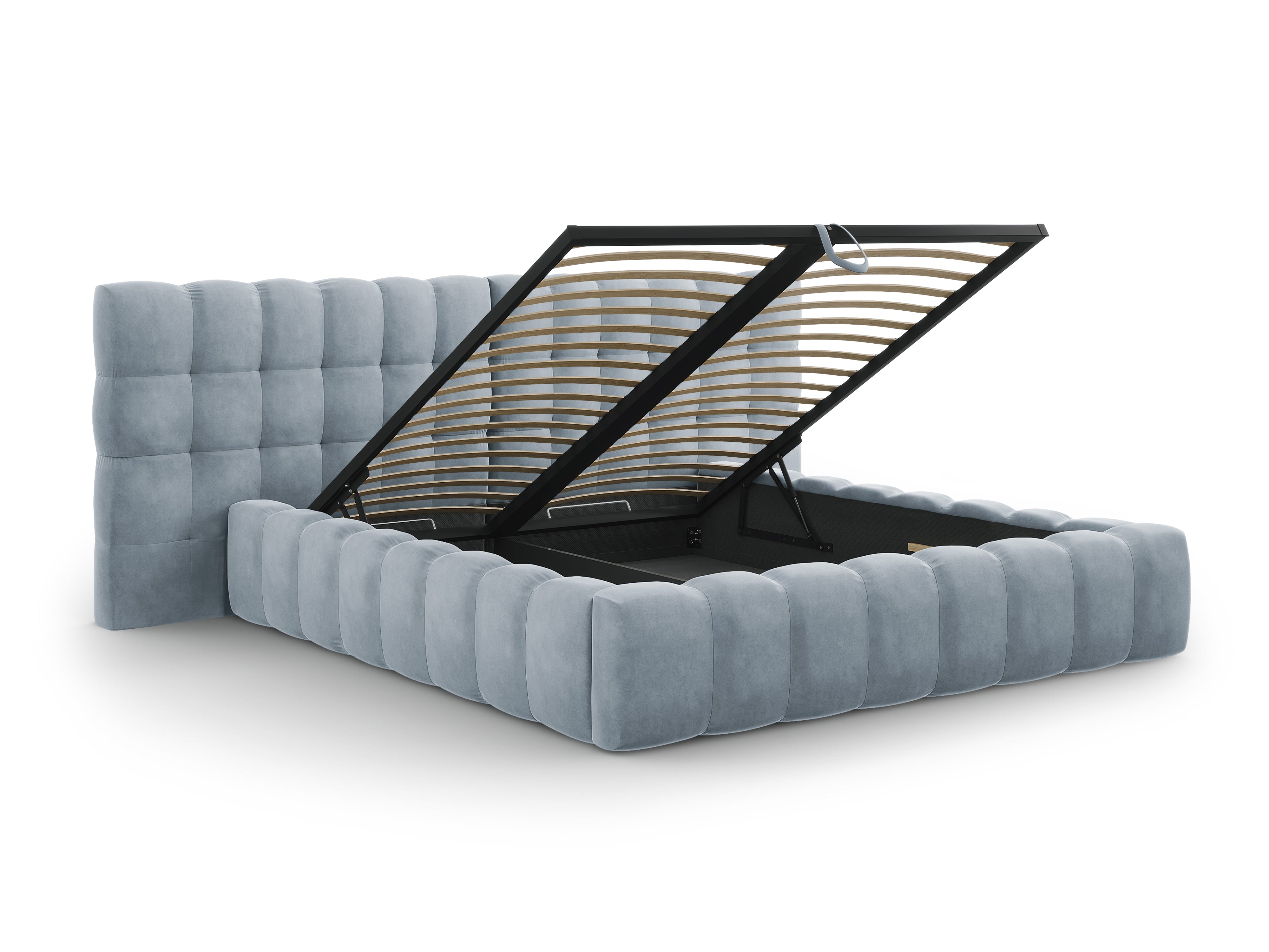 Mamaia okvir kreveta s duplim uzglavljem i spremnikom za odlaganje