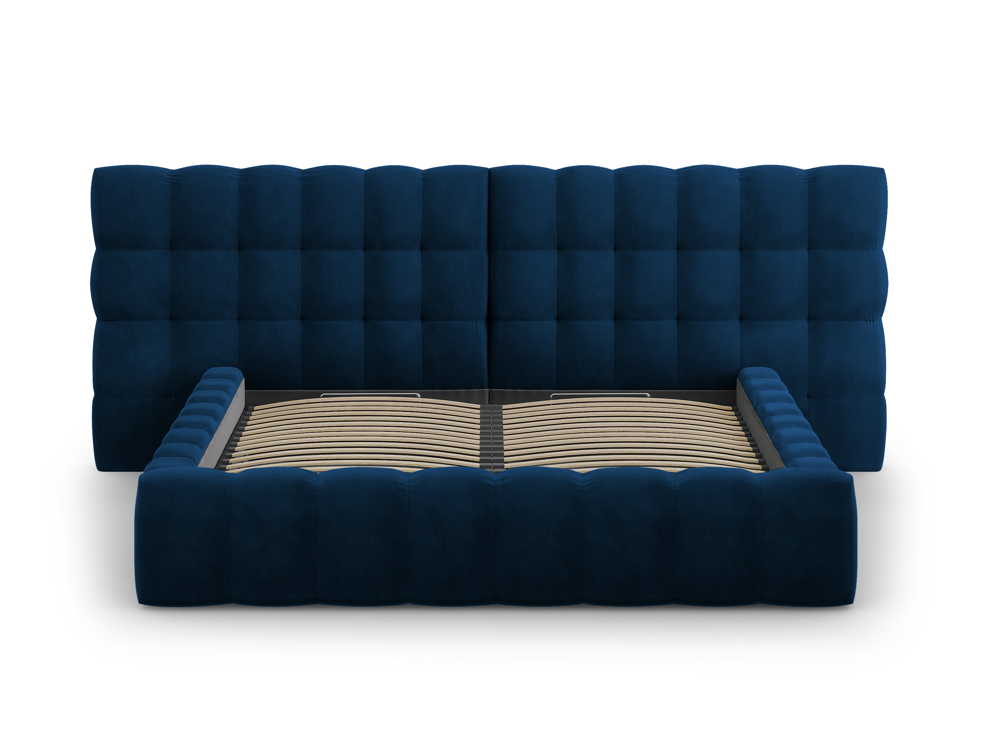 Mamaia okvir kreveta s duplim uzglavljem i spremnikom za odlaganje