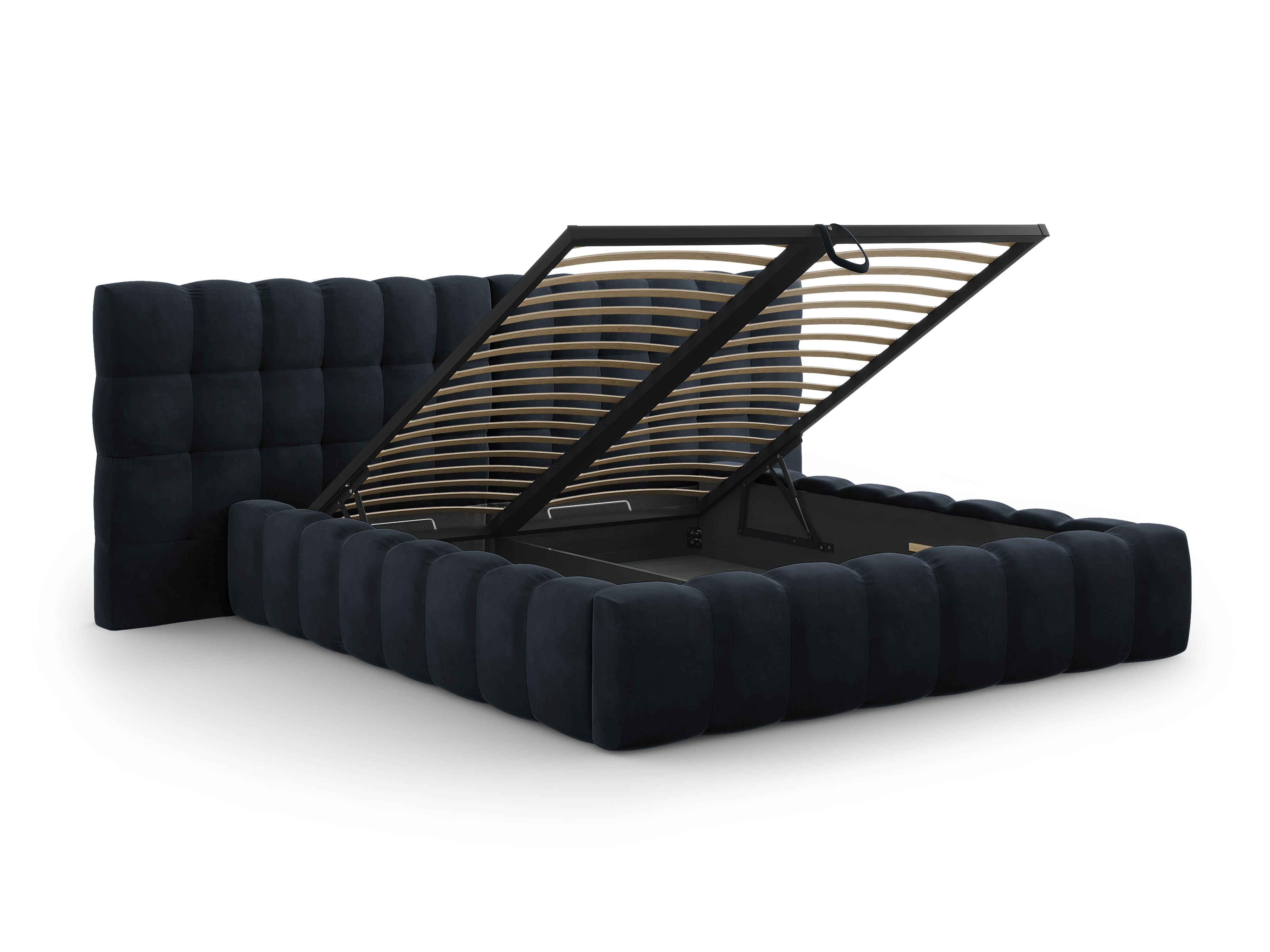 Mamaia okvir kreveta s duplim uzglavljem i spremnikom za odlaganje