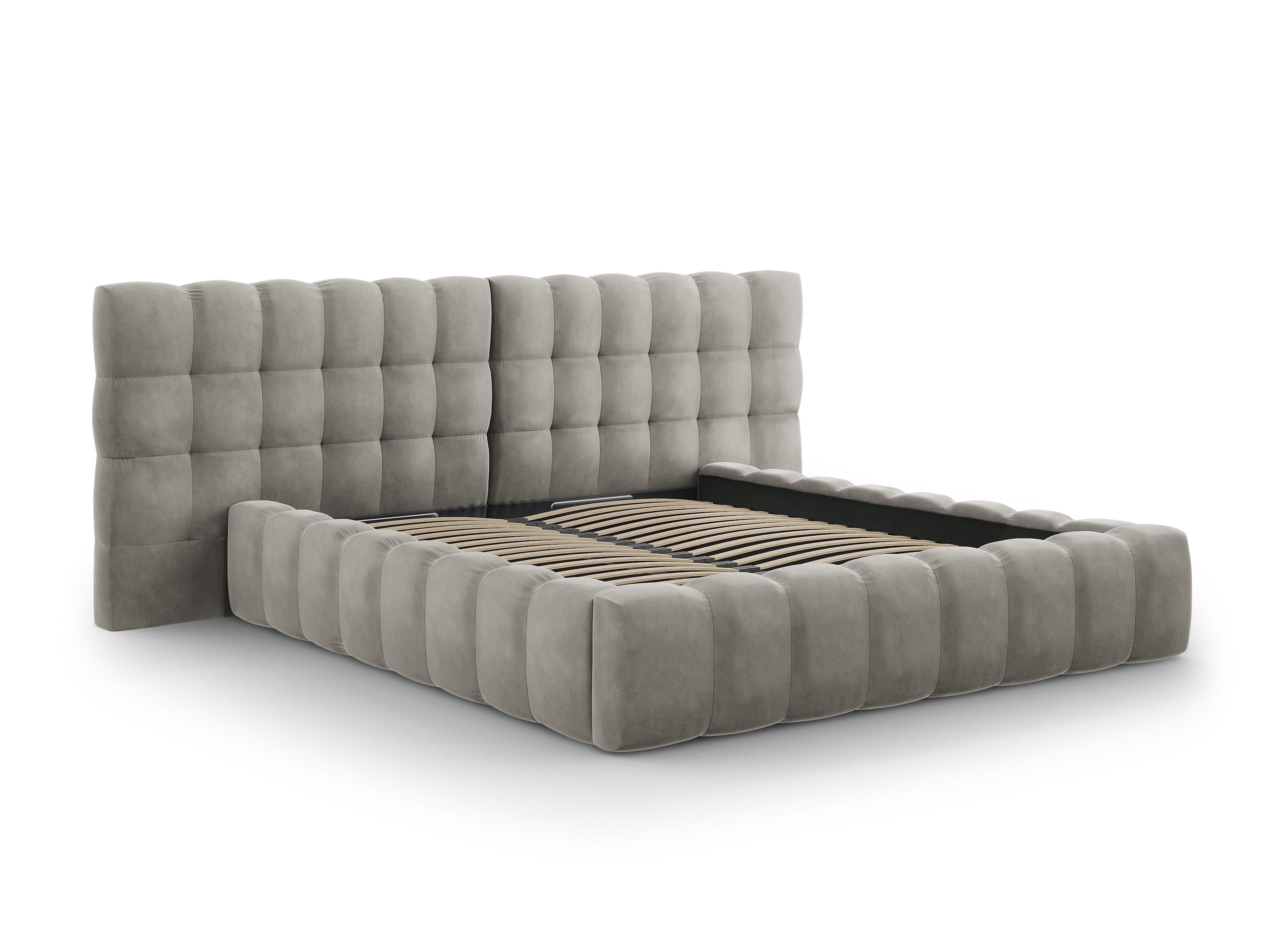 Mamaia okvir kreveta s duplim uzglavljem i spremnikom za odlaganje