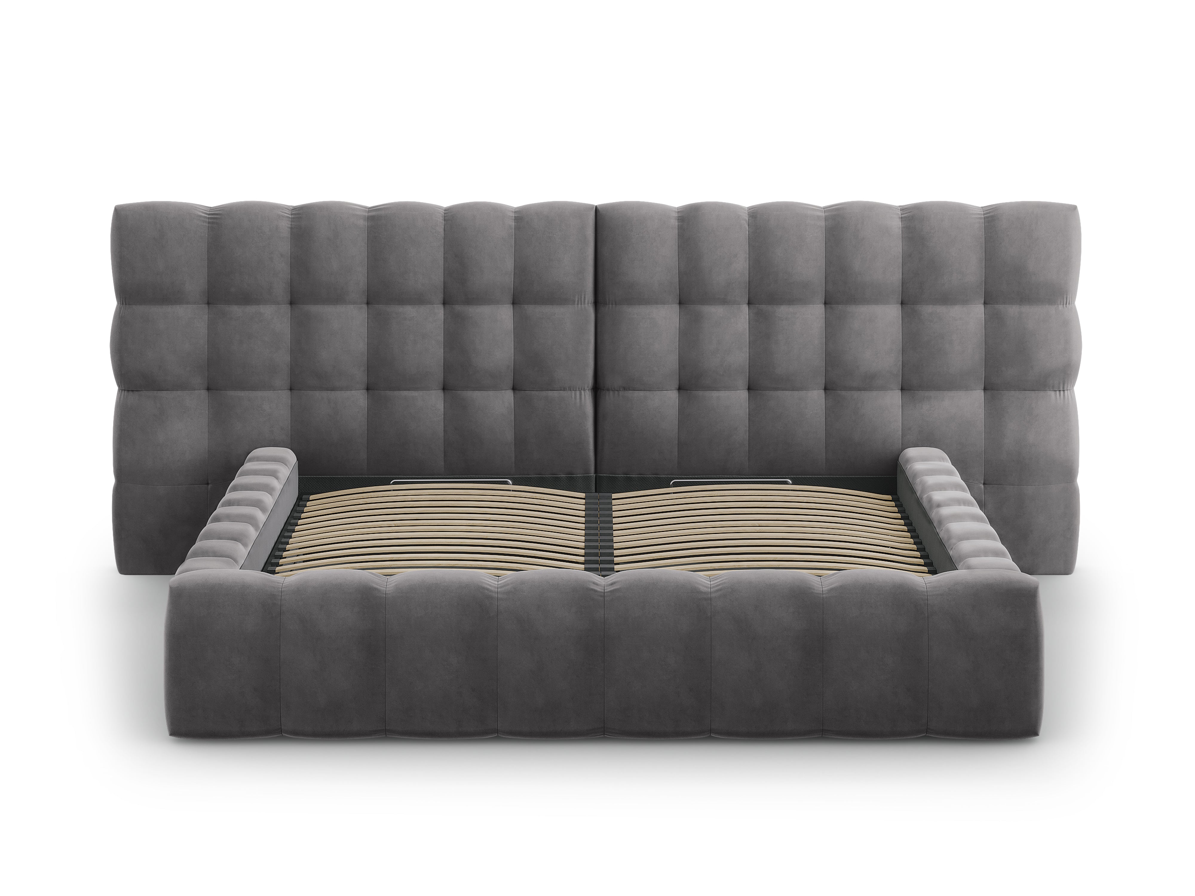 Mamaia okvir kreveta s duplim uzglavljem i spremnikom za odlaganje