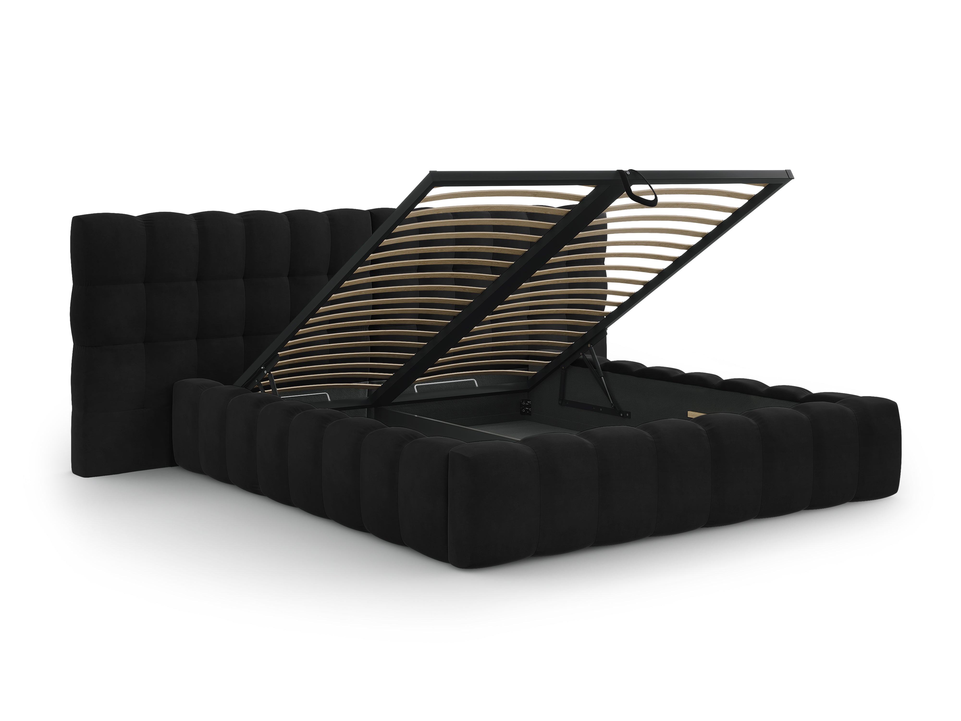 Mamaia okvir kreveta s duplim uzglavljem i spremnikom za odlaganje