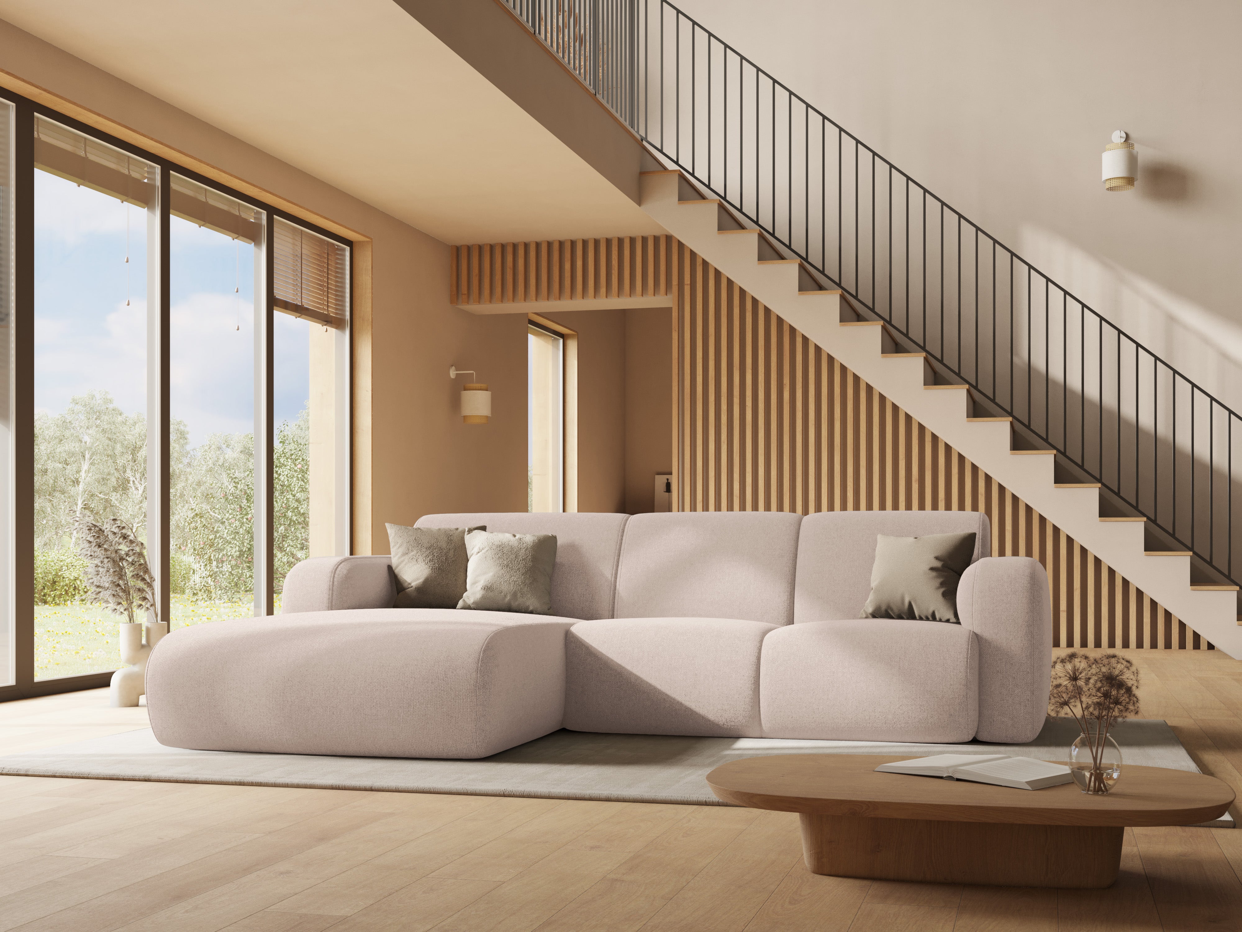 Molino Kutna Garnitura 250x170cm, 4 sjedala, Materijal: Chenille (Haga)