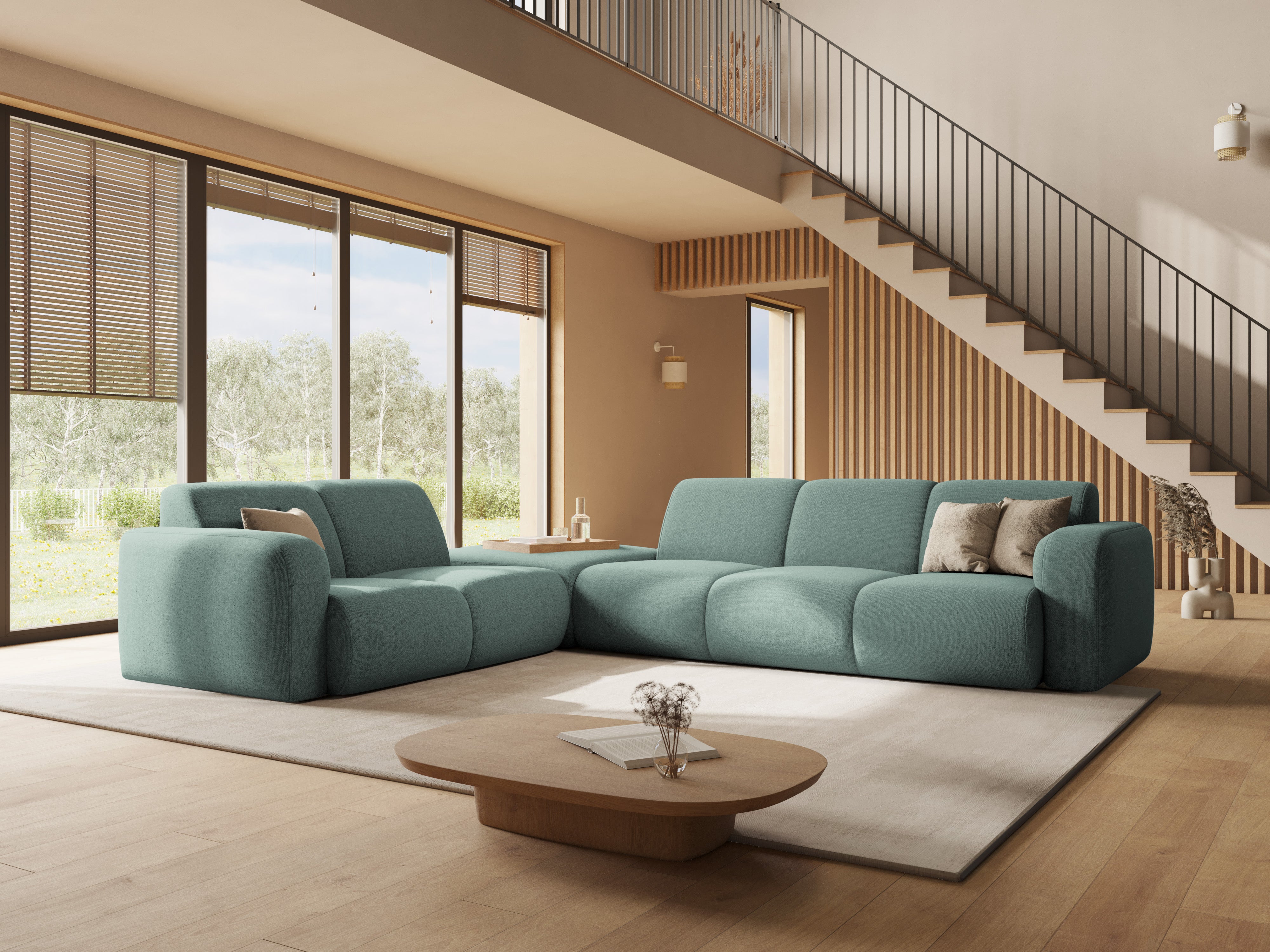 Molino Kutna Garnitura 315x250cm, 6 sjedala, Materijal: Chenille (Haga)