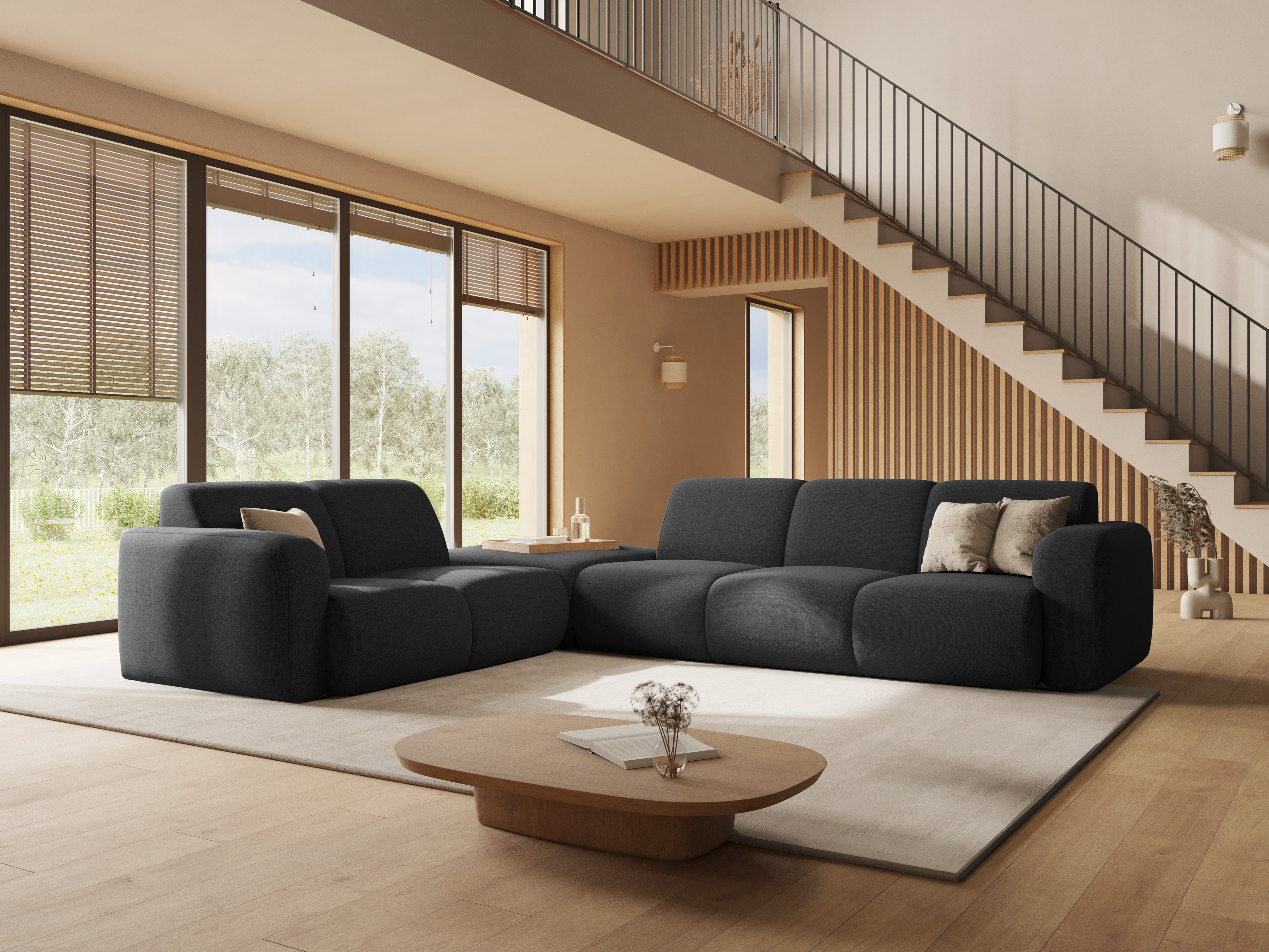 Molino Kutna Garnitura 315x250cm, 6 sjedala, Materijal: Chenille (Haga)