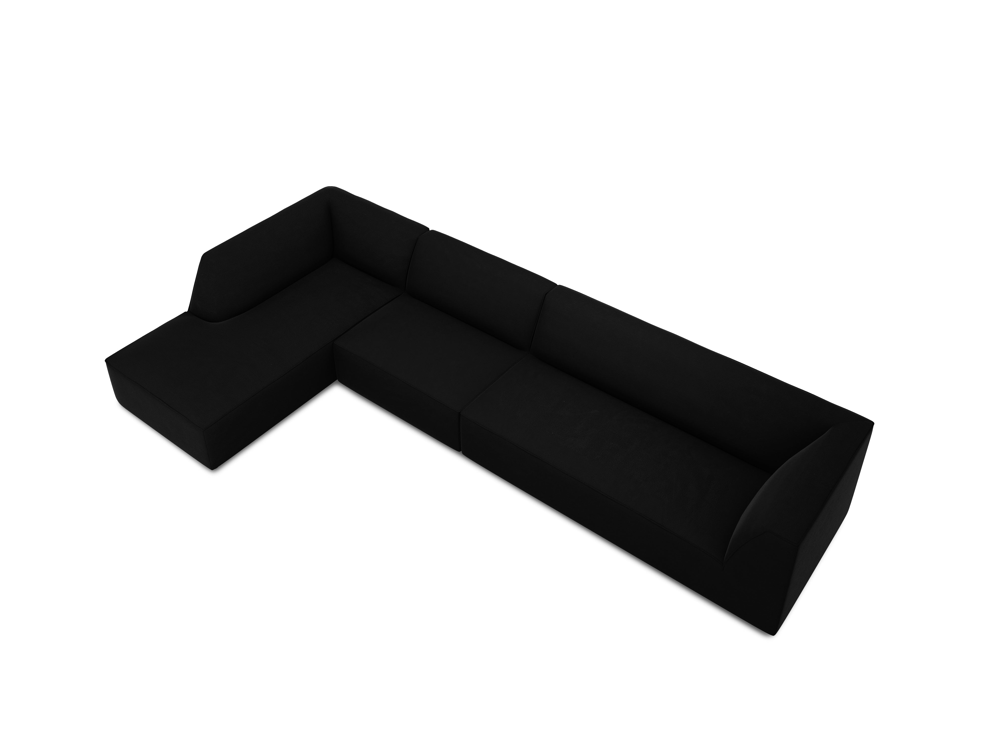 Kutna garnitura Ruby, 5 sjedala, 366x180cm, Materijal: Baršun