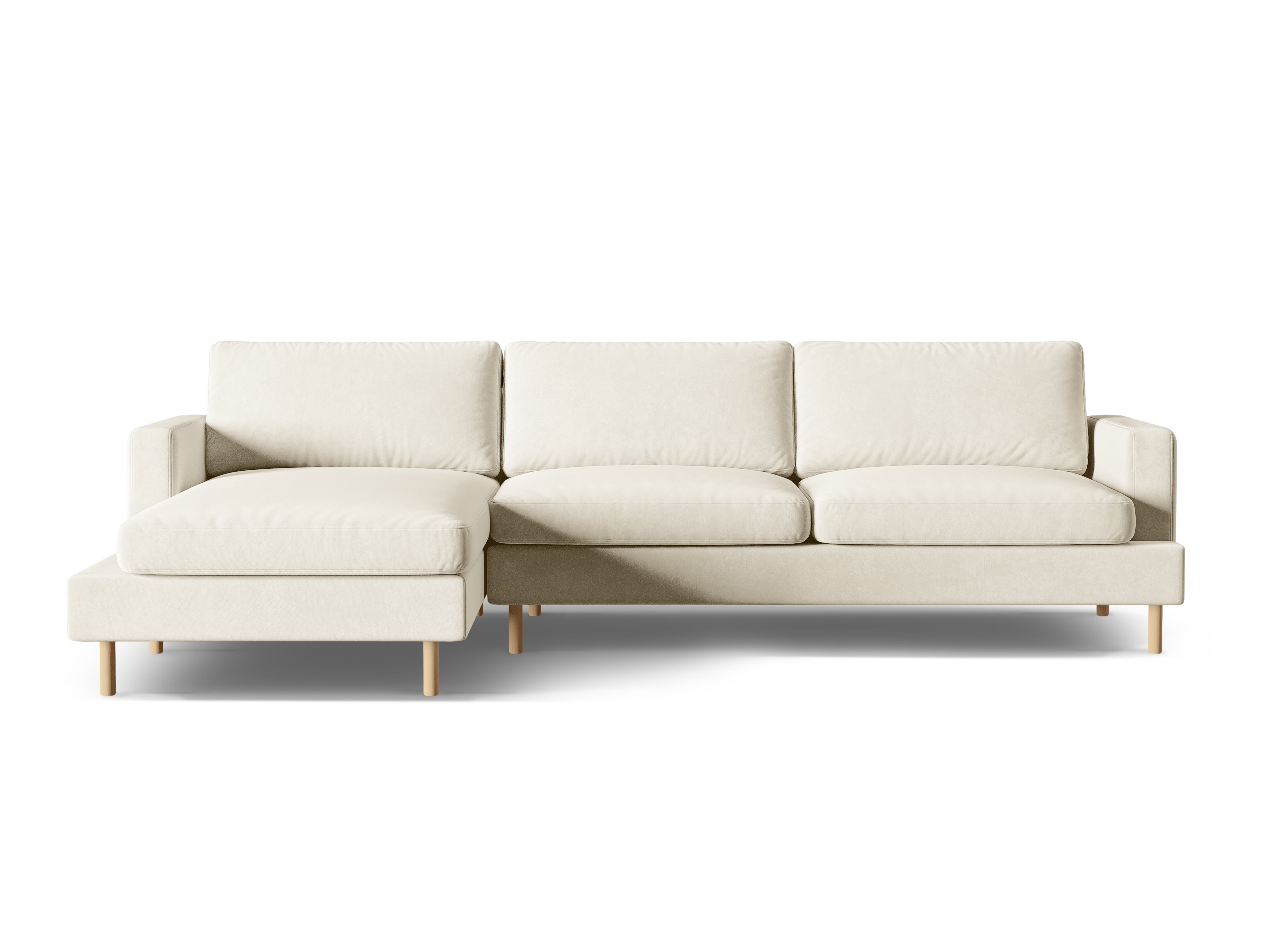 Kutna garnitura Aliya, 4 sjedala, 294x148cm, Materijal: Baršun