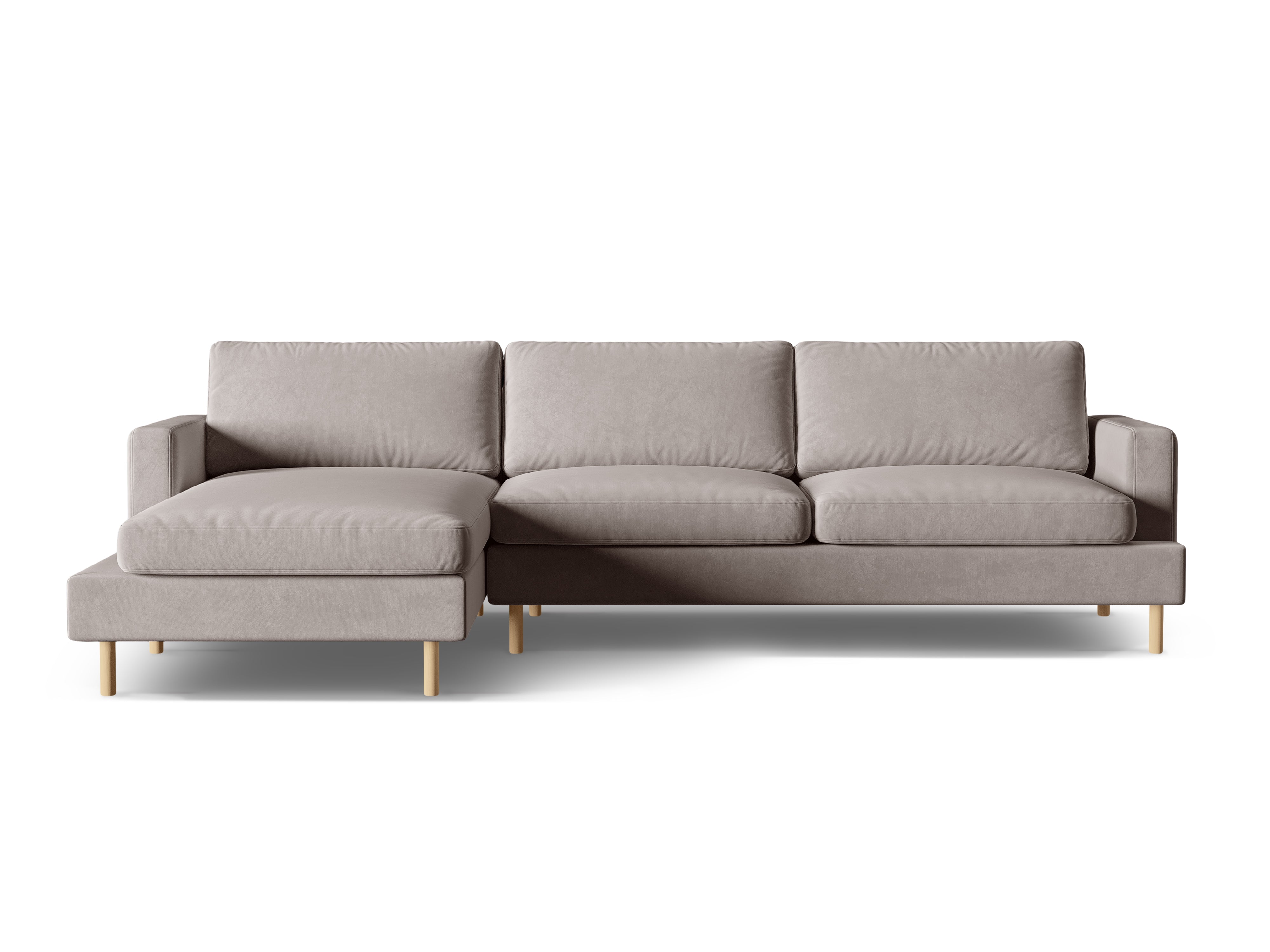 Kutna garnitura Aliya, 4 sjedala, 294x148cm, Materijal: Baršun