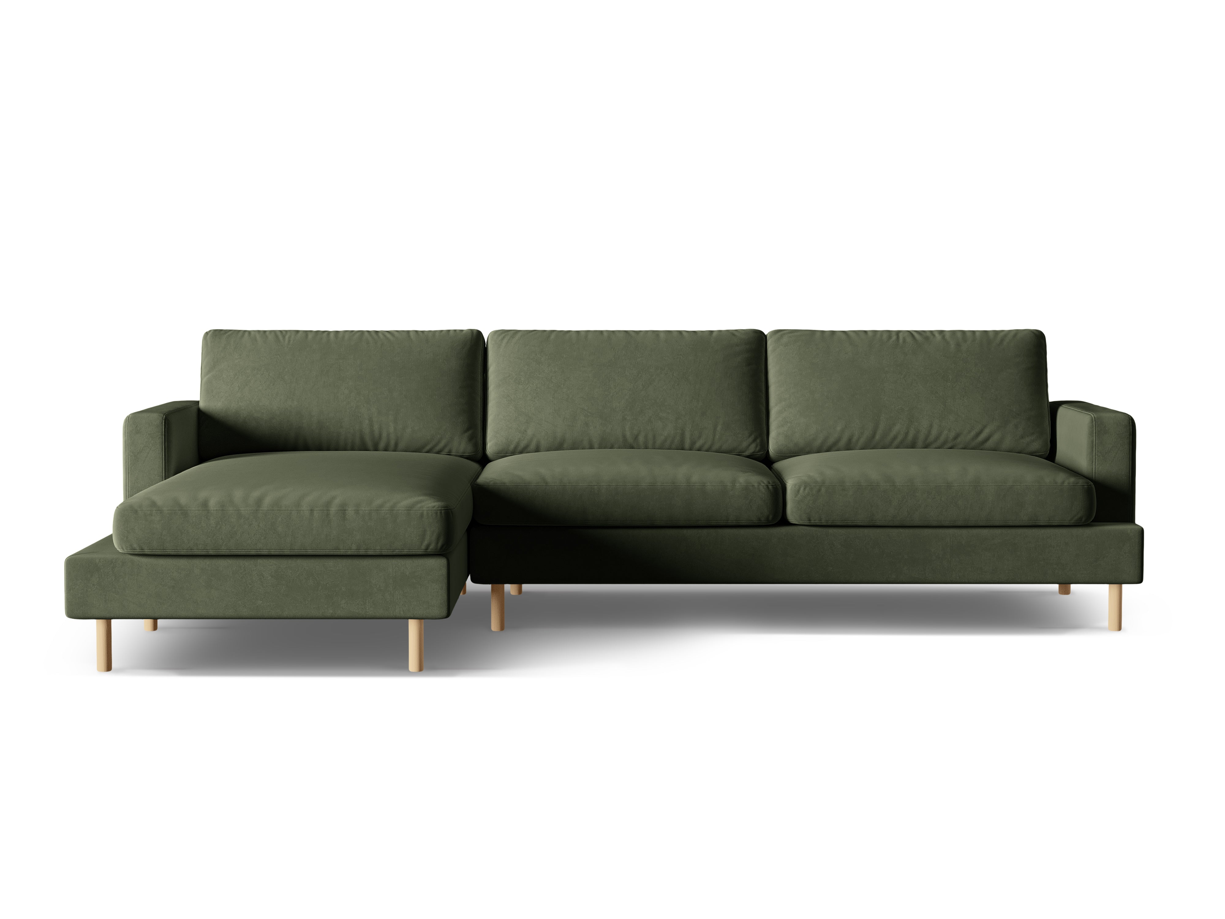 Kutna garnitura Aliya, 4 sjedala, 294x148cm, Materijal: Baršun