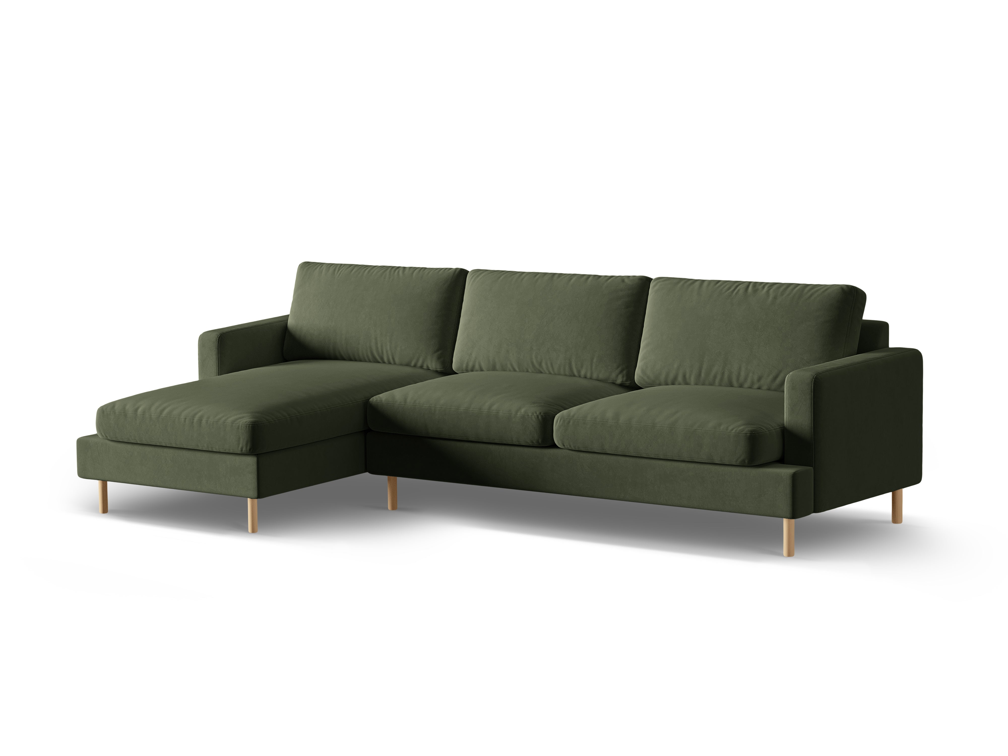 Kutna garnitura Aliya, 4 sjedala, 294x148cm, Materijal: Baršun