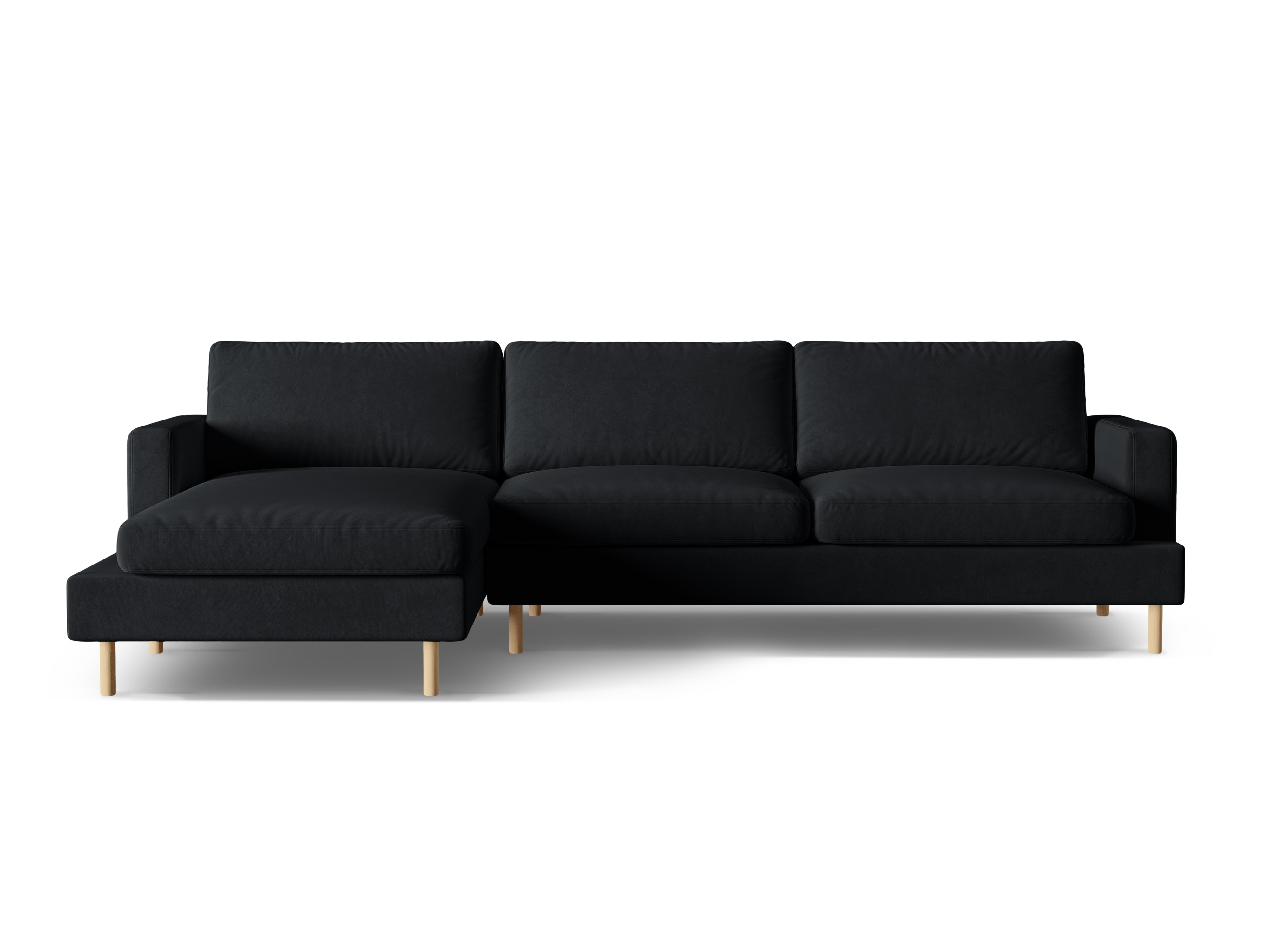 Kutna garnitura Aliya, 4 sjedala, 294x148cm, Materijal: Baršun