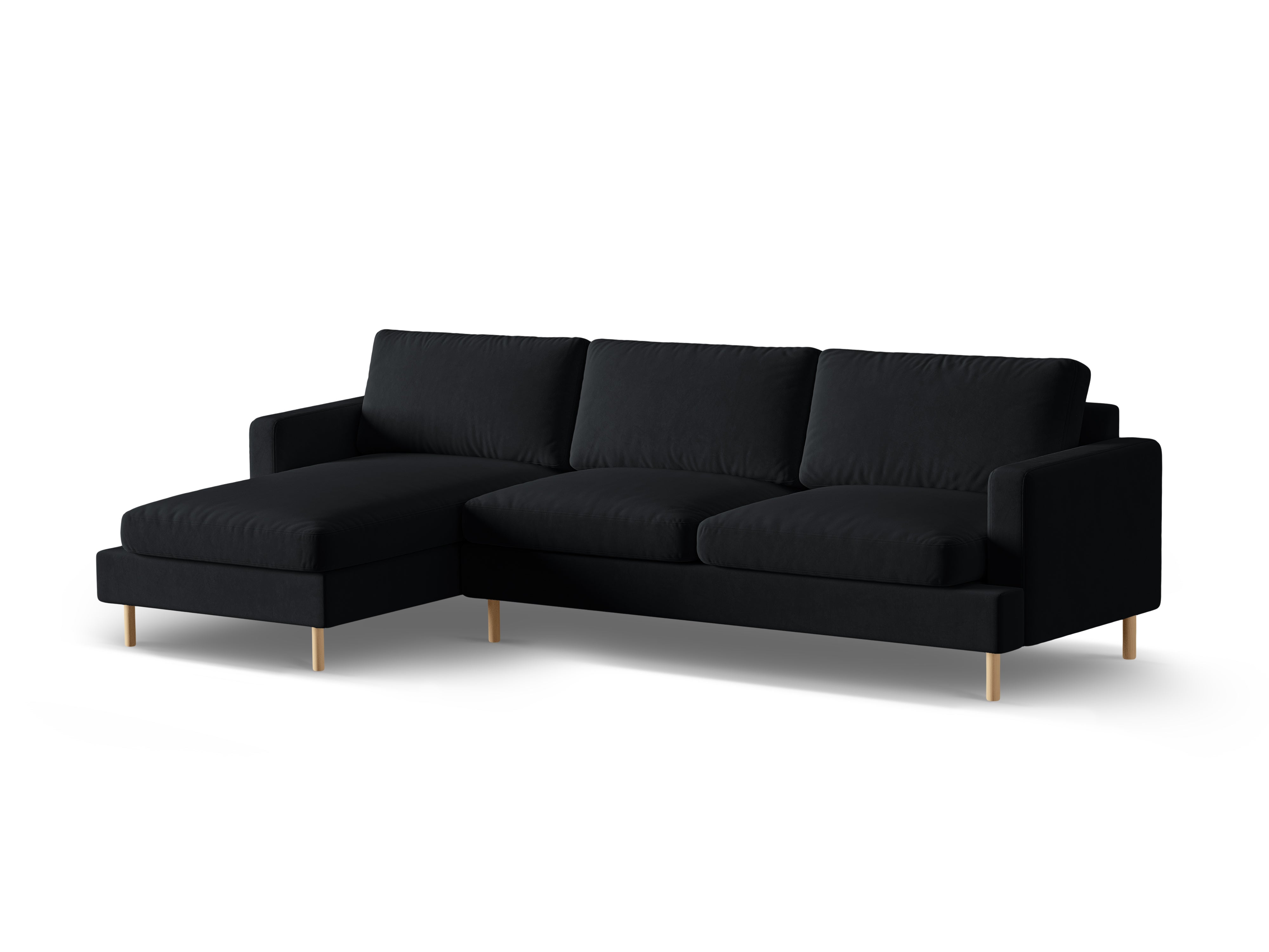 Kutna garnitura Aliya, 4 sjedala, 294x148cm, Materijal: Baršun