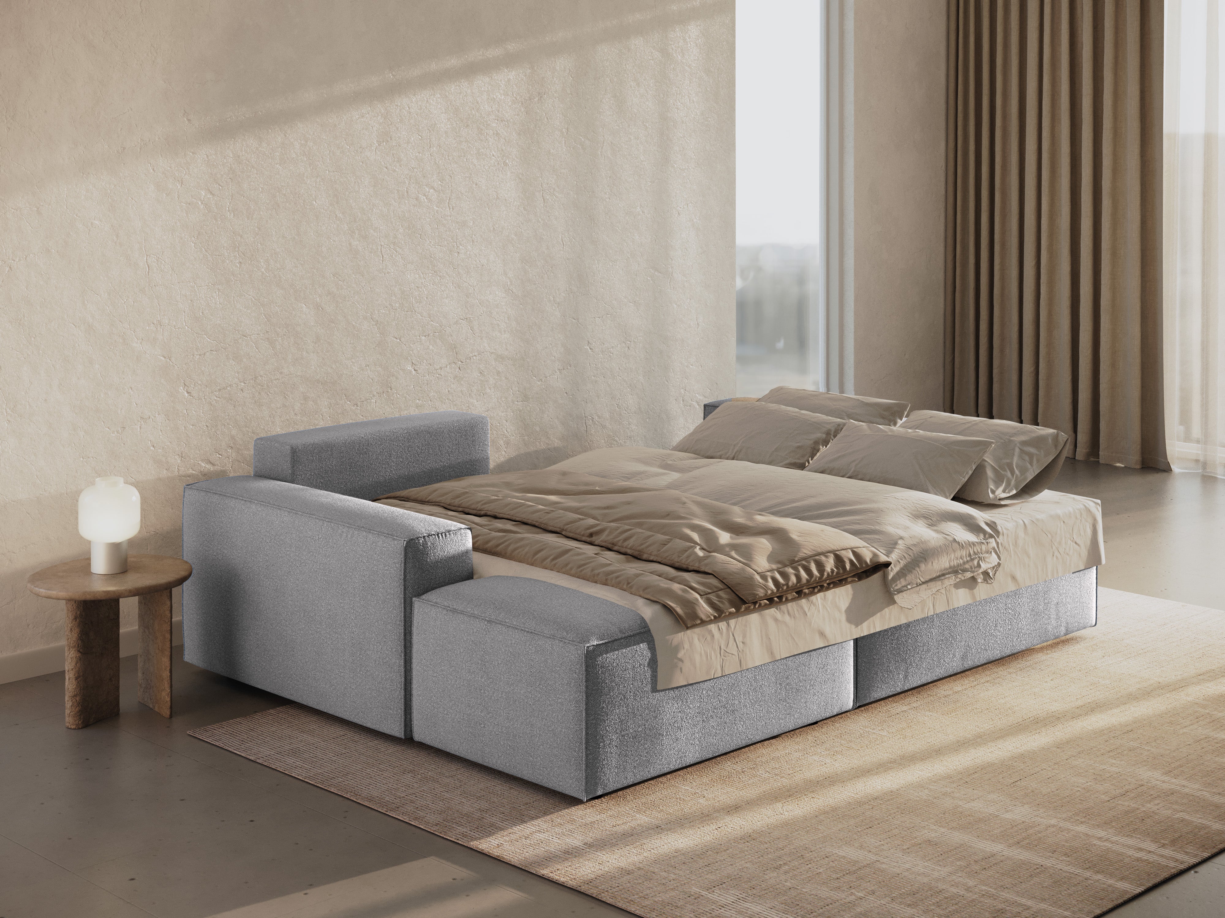 Kutna Garnitura Na Razvlačenje Jodie, Materijal: Boucle