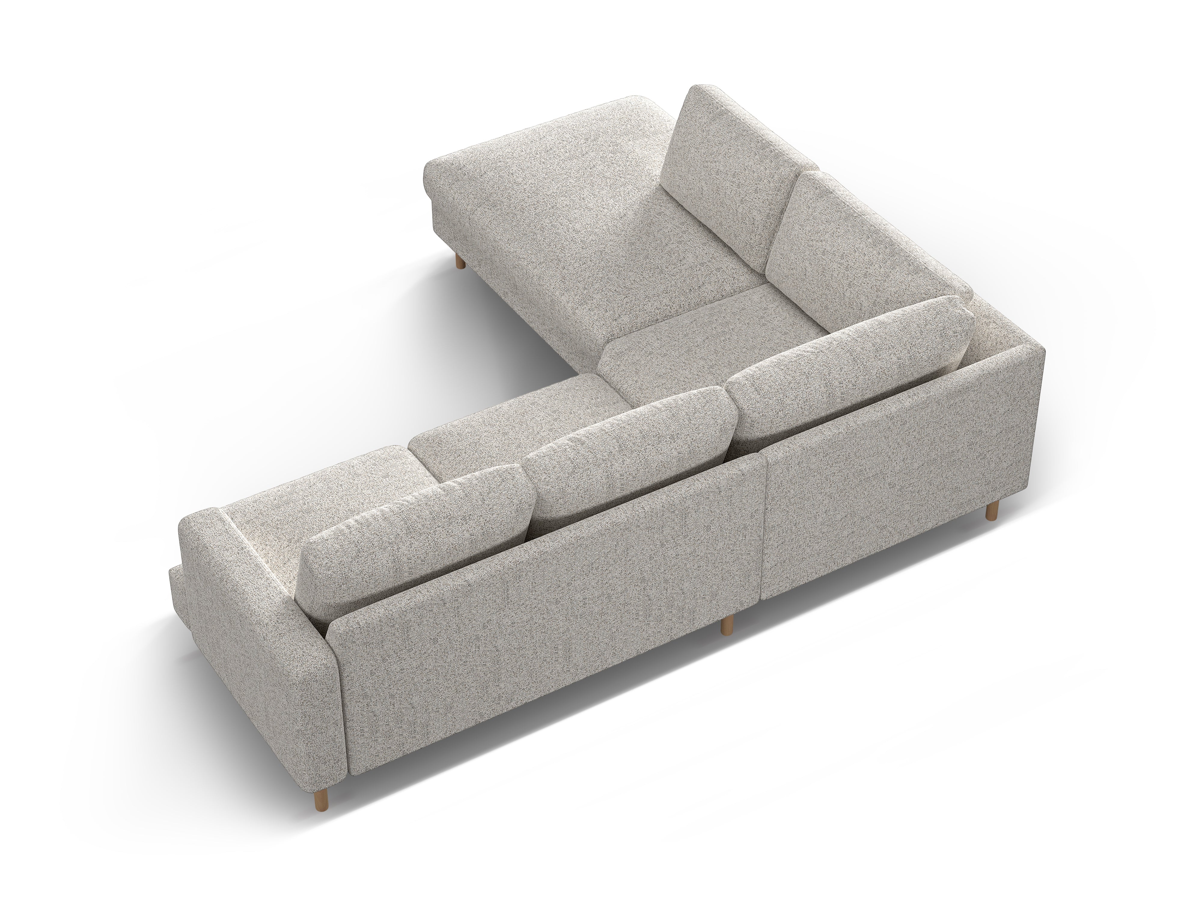 Kutna garnitura Aliya 283.5x231cm, Materijal: Strukturirana tkanina