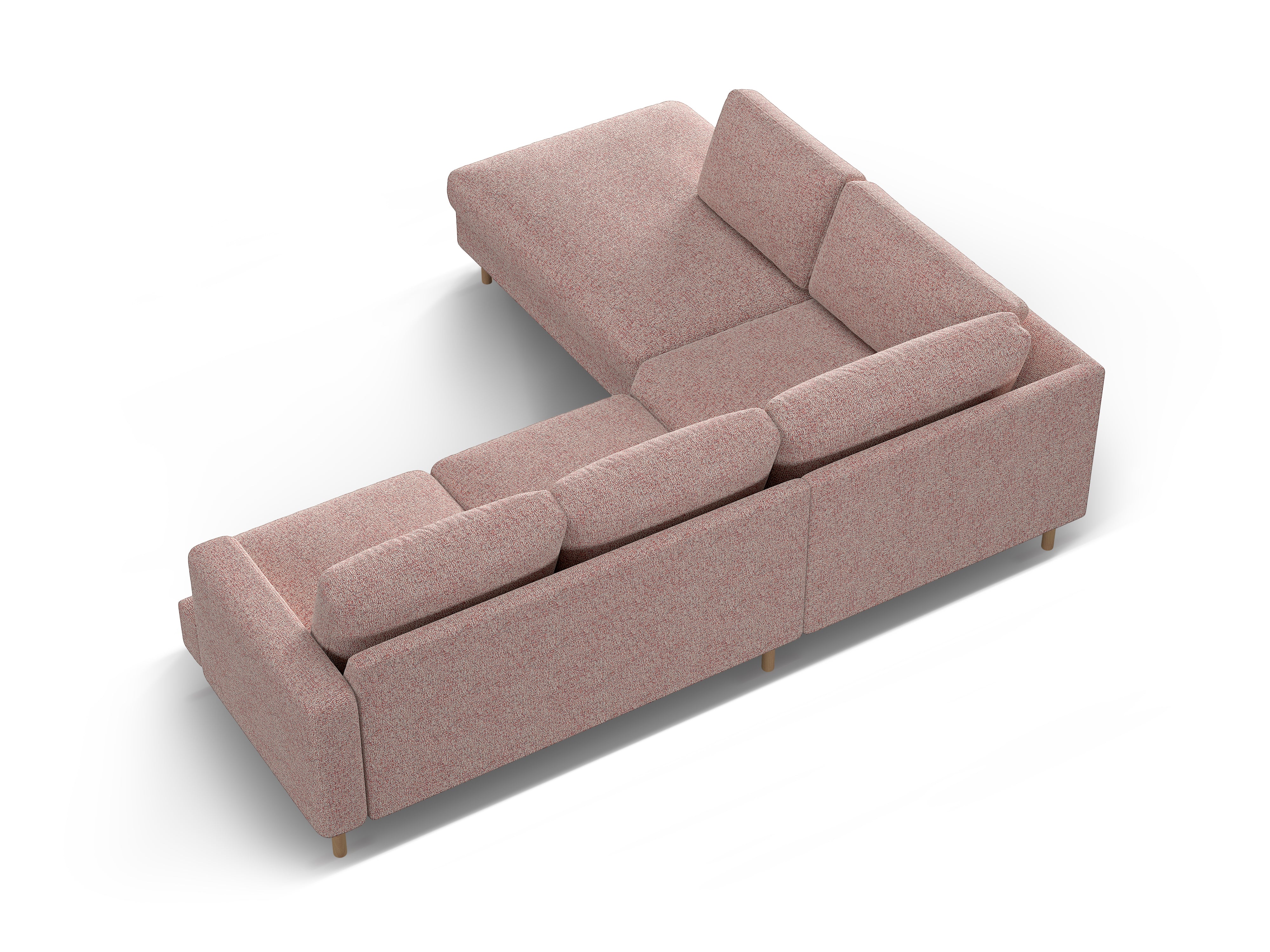 Kutna garnitura Aliya 283.5x231cm, Materijal: Strukturirana tkanina