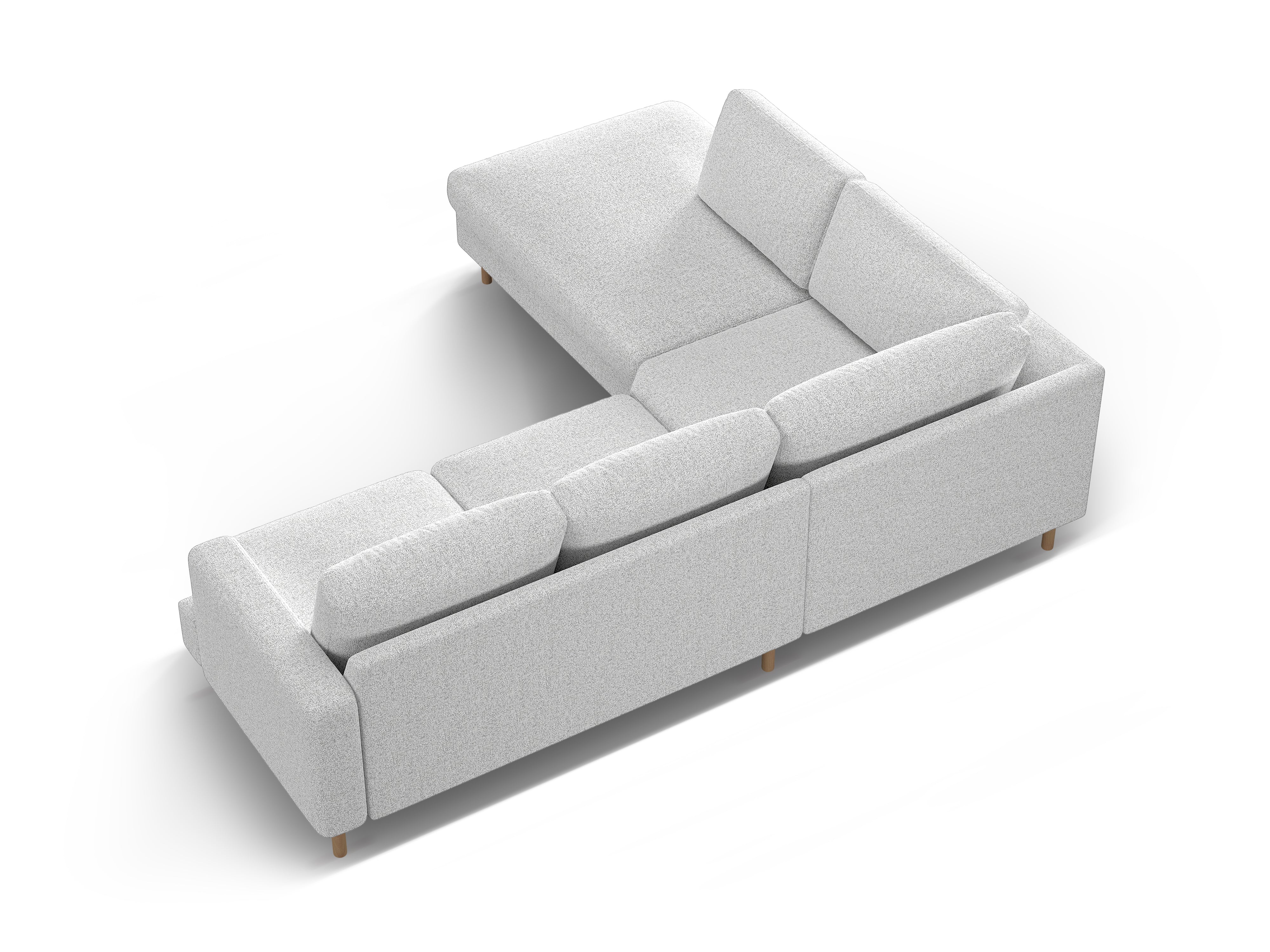 Kutna garnitura Aliya 283.5x231cm, Materijal: Strukturirana tkanina