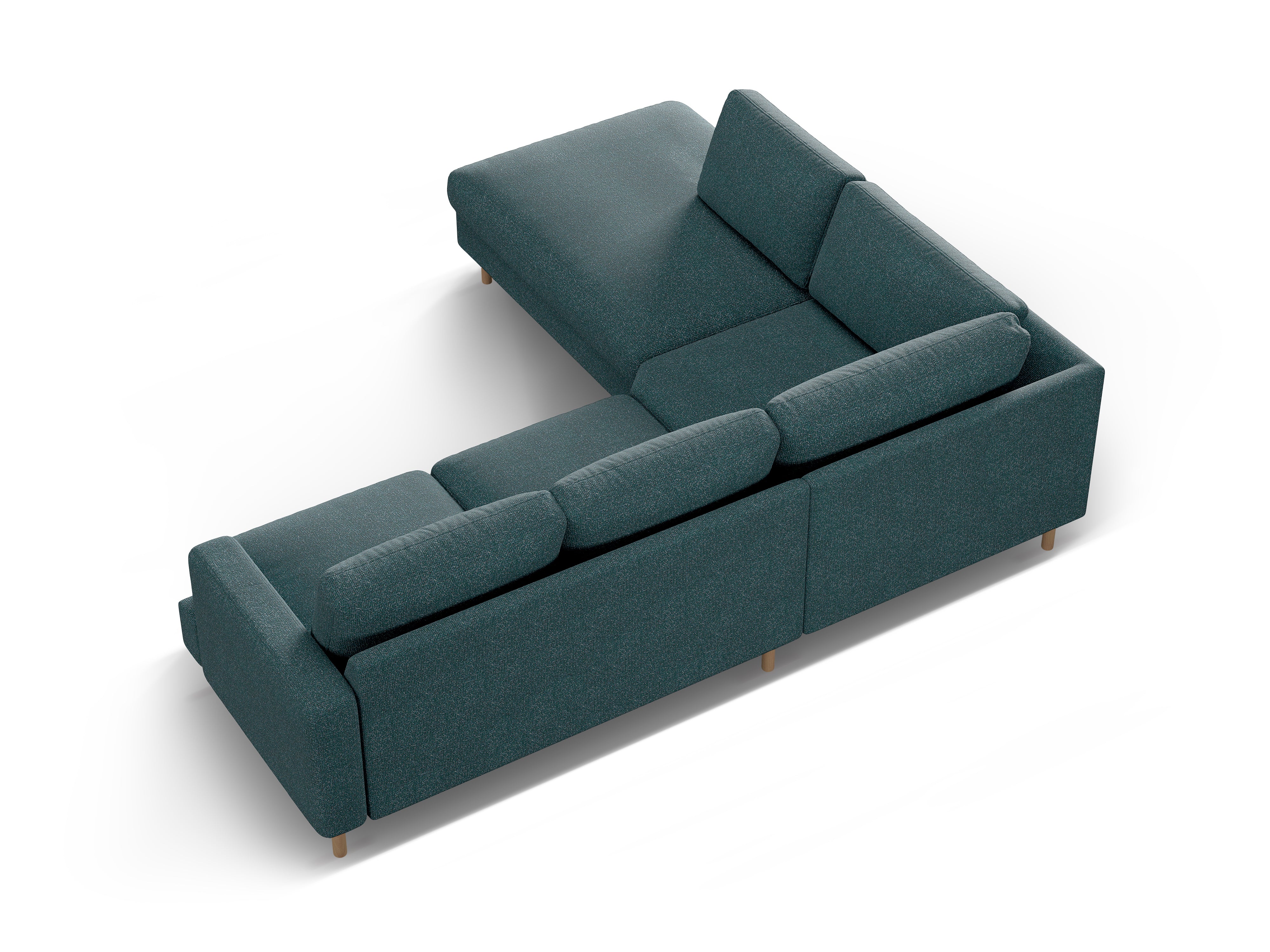 Kutna garnitura Aliya 283.5x231cm, Materijal: Strukturirana tkanina