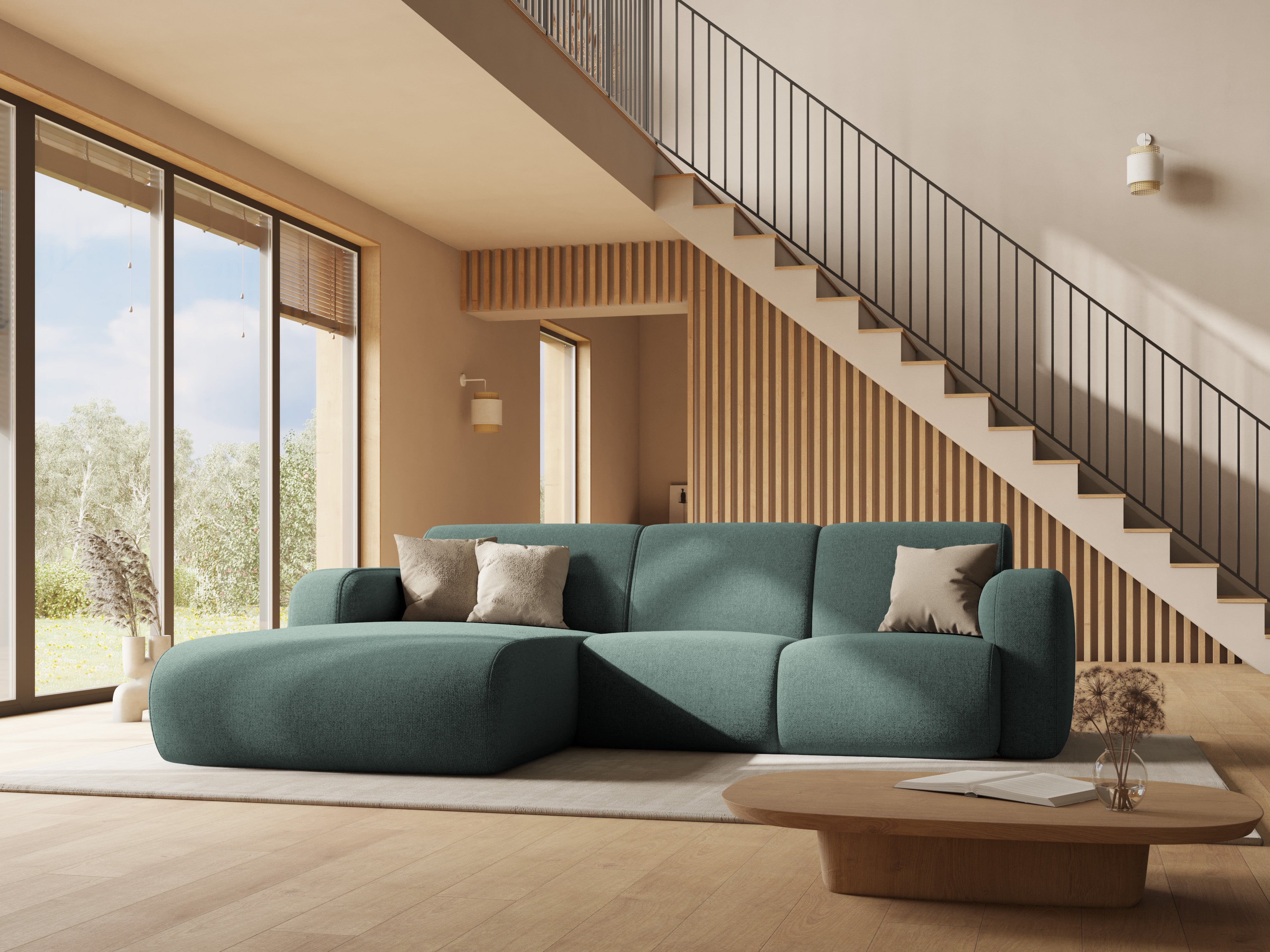 Molino Kutna Garnitura 250x170cm, 4 sjedala, Materijal: Chenille (Haga)