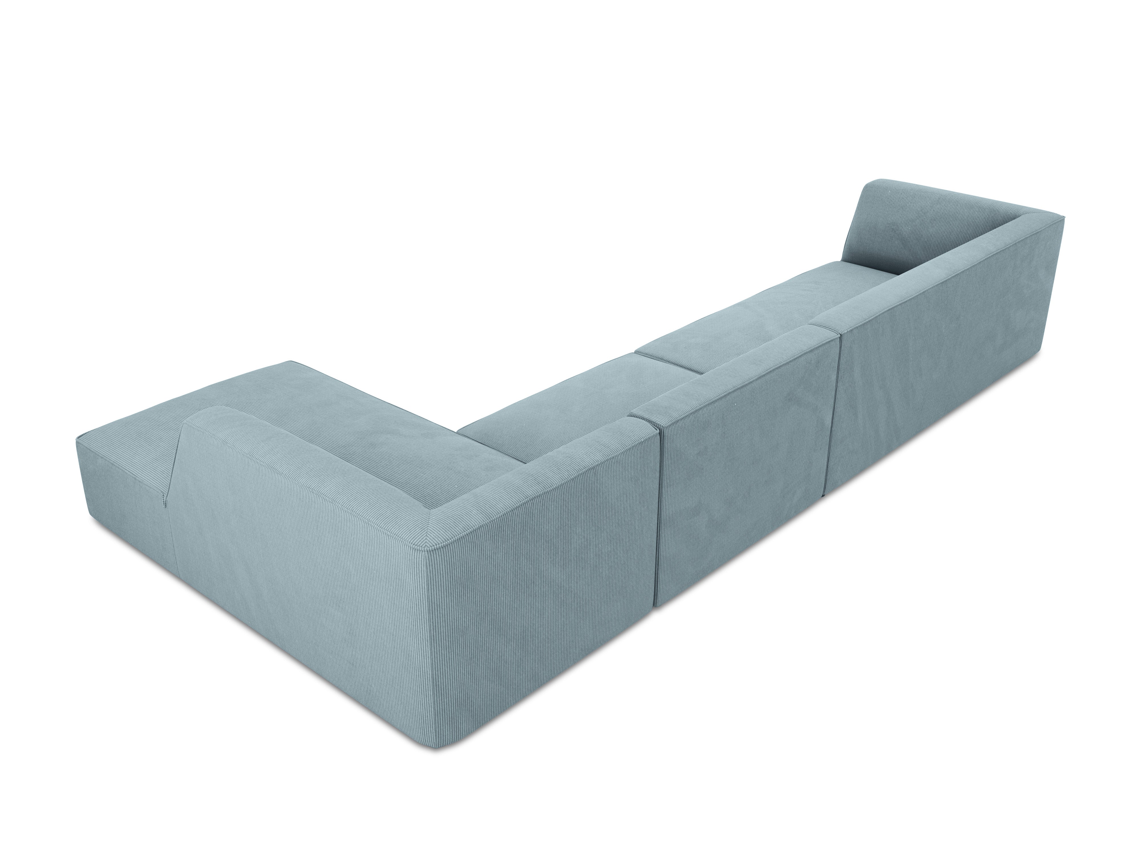 Kutna garnitura Ruby, 5 sjedala, 366x180cm, Materijal: Rebrasta tkanina