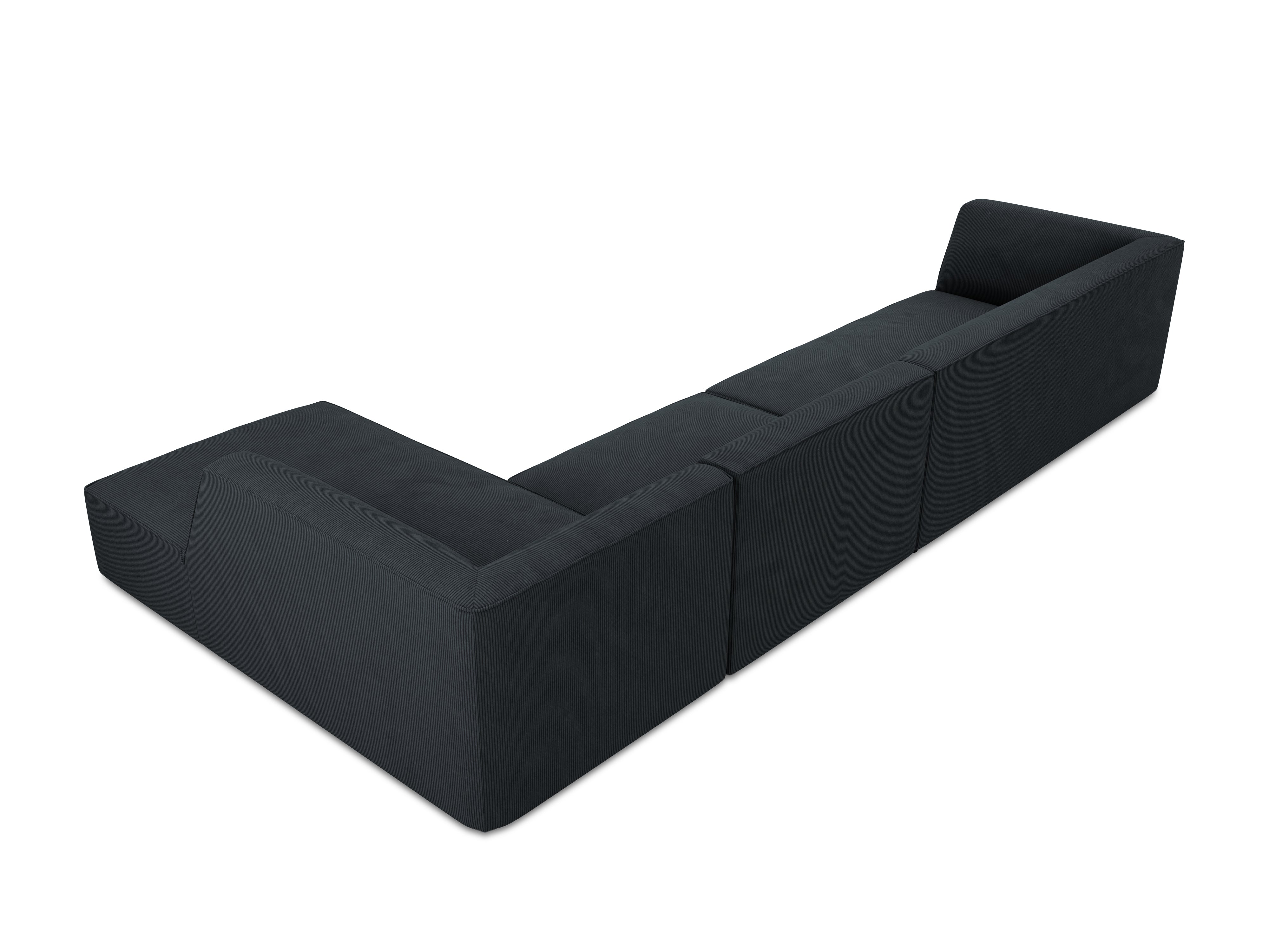 Kutna garnitura Ruby, 5 sjedala, 366x180cm, Materijal: Rebrasta tkanina