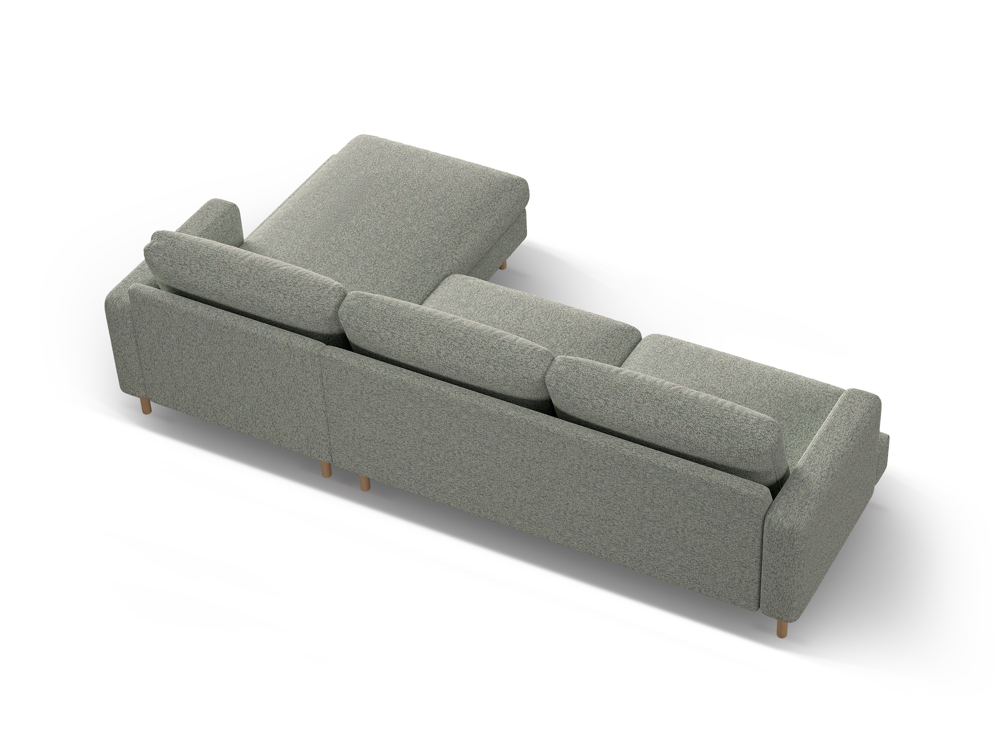 Kutna garnitura Aliya 294x148cm, Materijal: Strukturirana tkanina