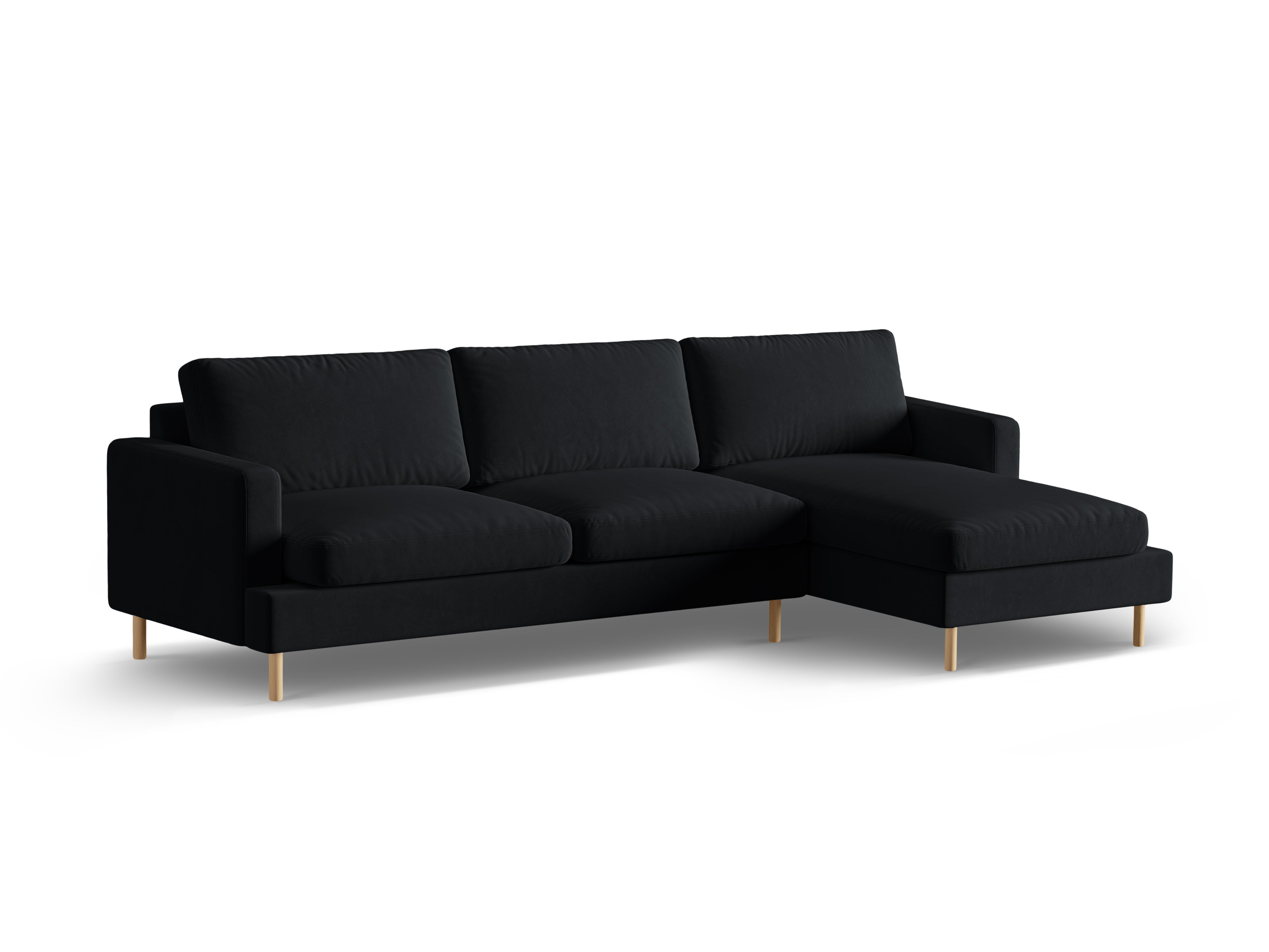 Kutna garnitura Aliya, 4 sjedala, 294x148cm, Materijal: Baršun