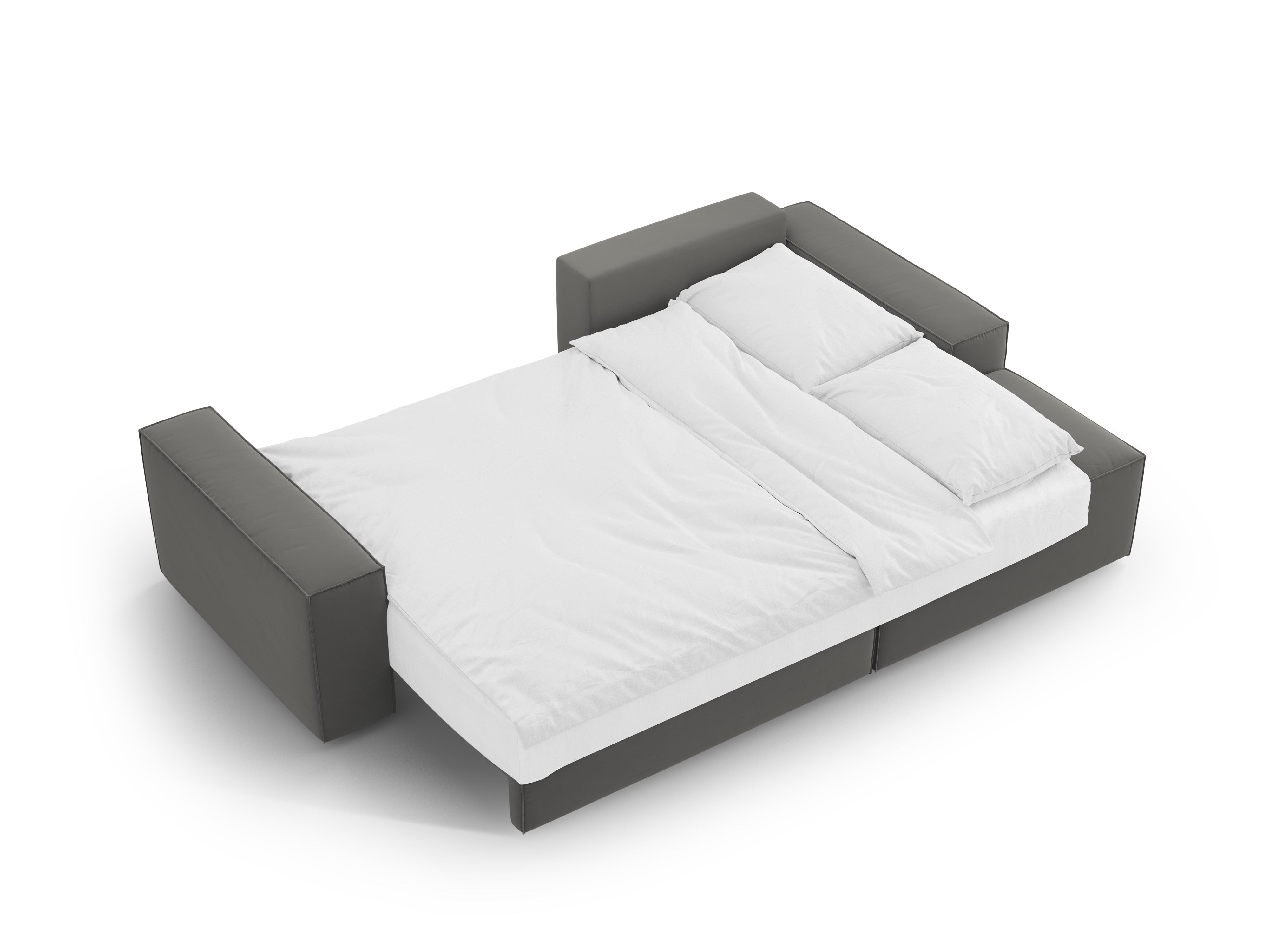 Kutna Garnitura Na Razvlačenje Jodie 246x151cm, Materijal: Baršun