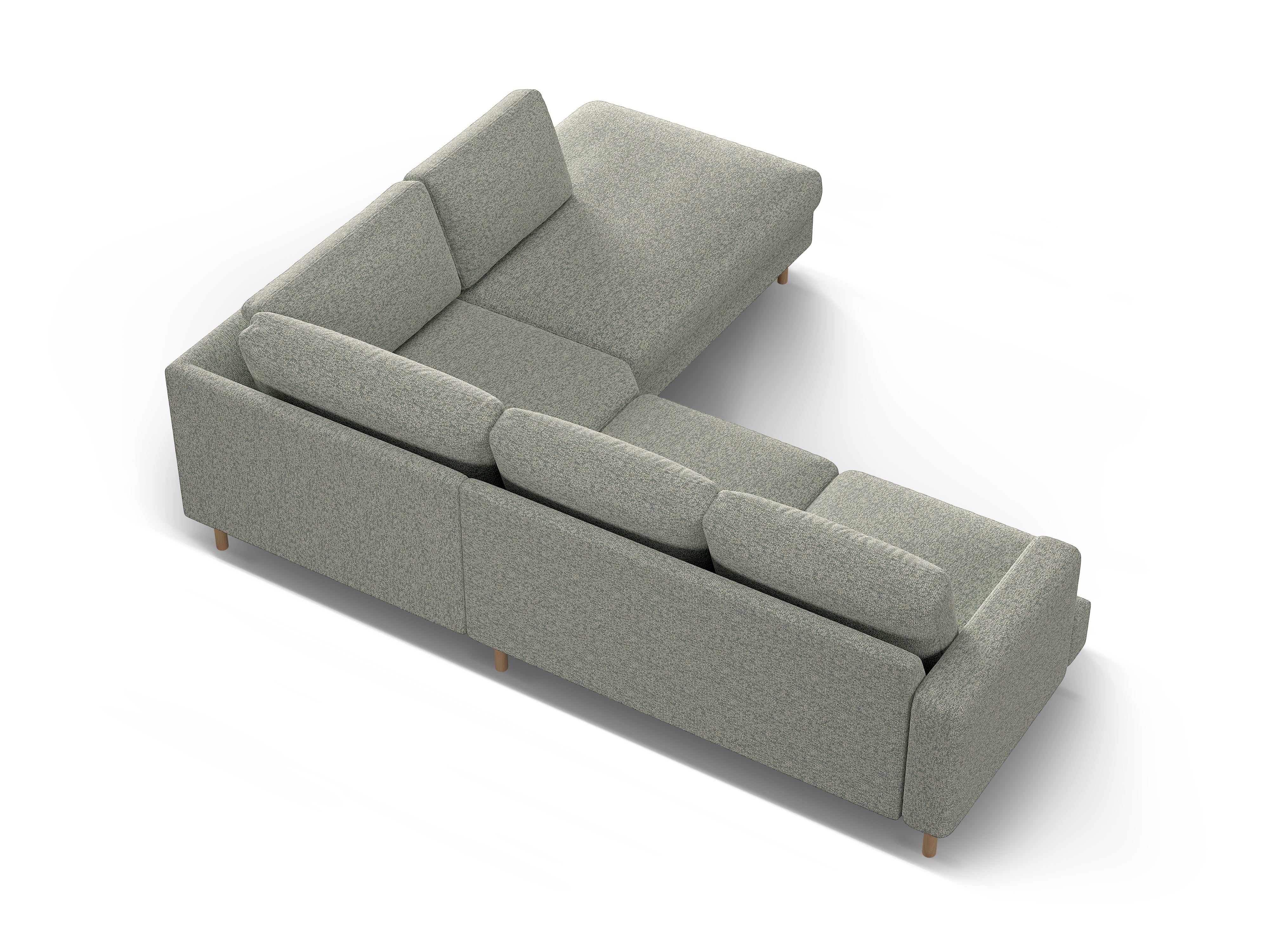 Kutna garnitura Aliya 283.5x231cm, Materijal: Strukturirana tkanina