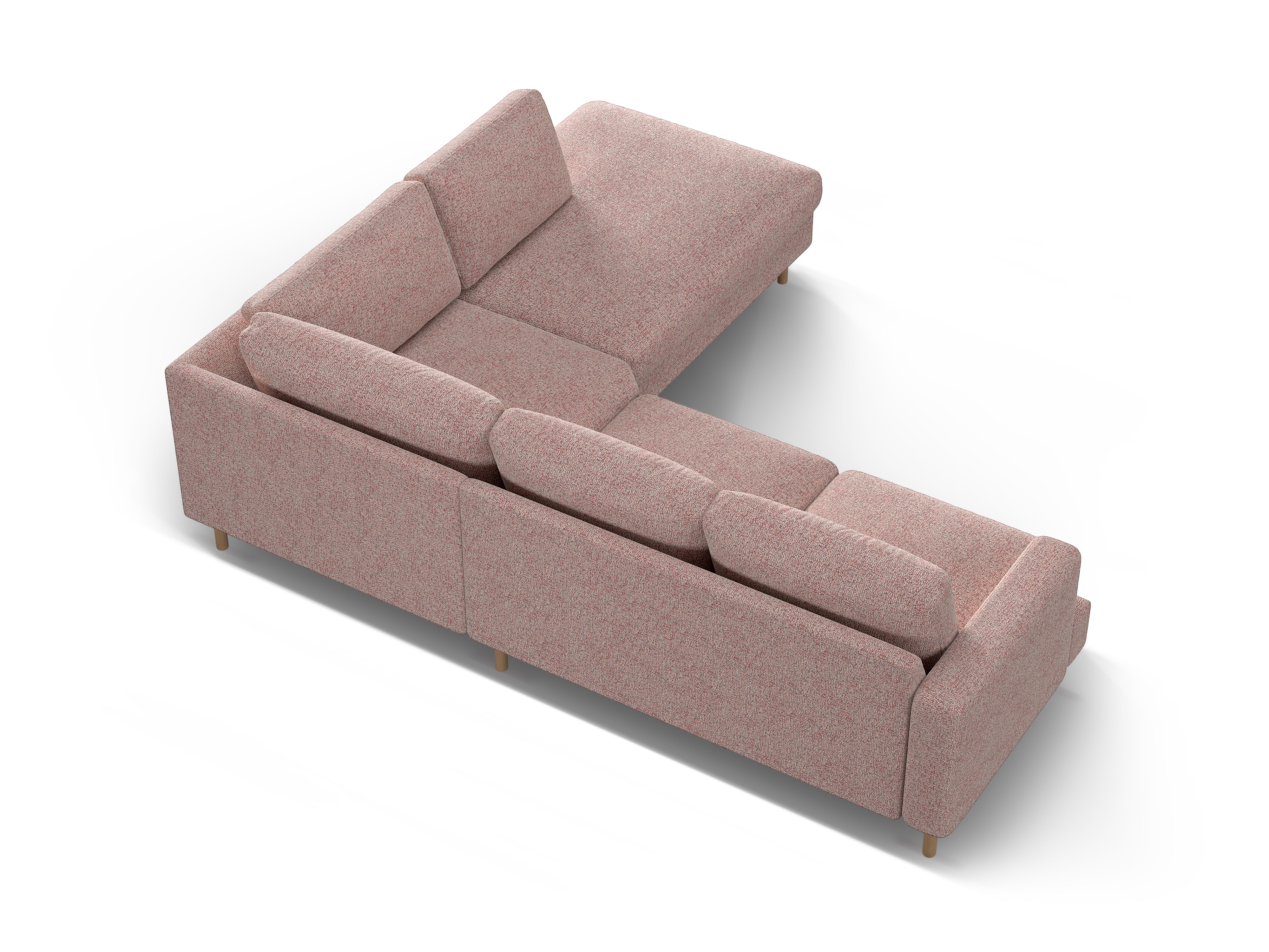 Kutna garnitura Aliya 283.5x231cm, Materijal: Strukturirana tkanina